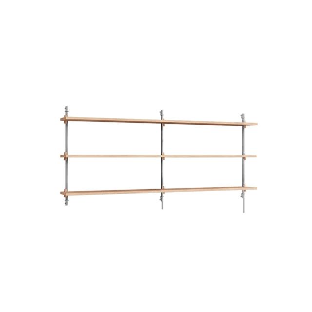 Wandplank WS.65.2.B Eiken/RVS