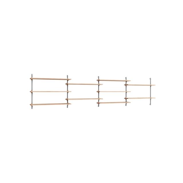 Wandplank WS.65.4 Eiken/RVS