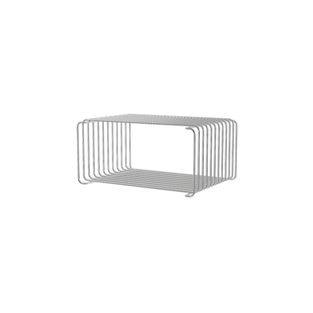 Panton Wire Half Height Reol 43-Chrome 17,2 cm x 25,7 cm