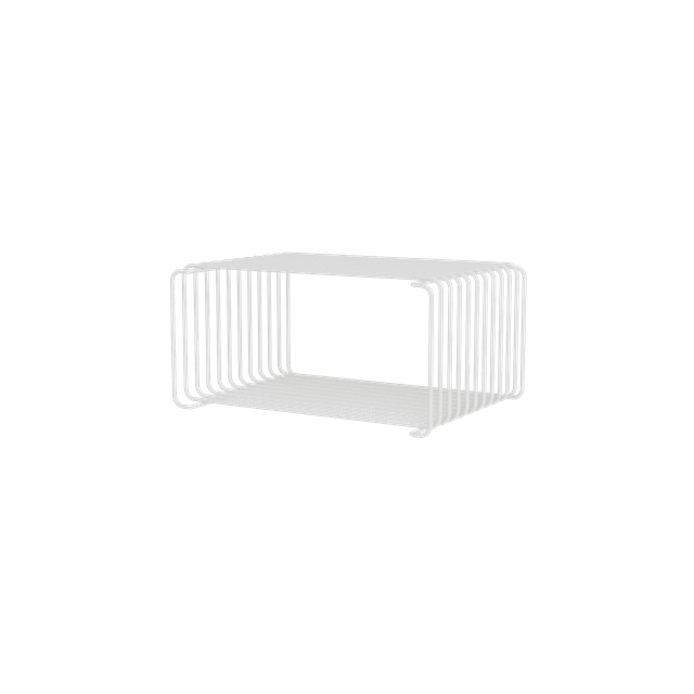 Étagère Mi-hauteur Montana Panton Wire 38-Snow 17,2 cm x 25,7 cm
