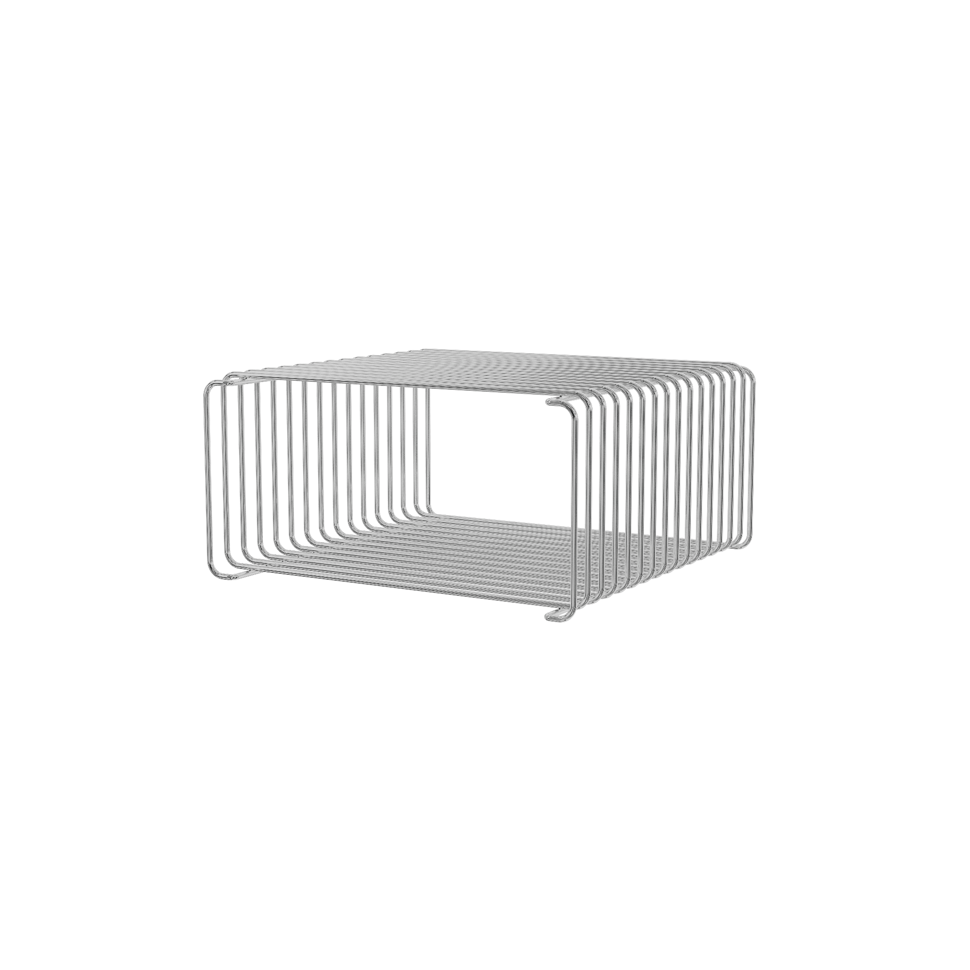 Montana Panton Wire puolikorkea hyllyyksikkö 43-kromi 17,2 cm x 34,8 cm