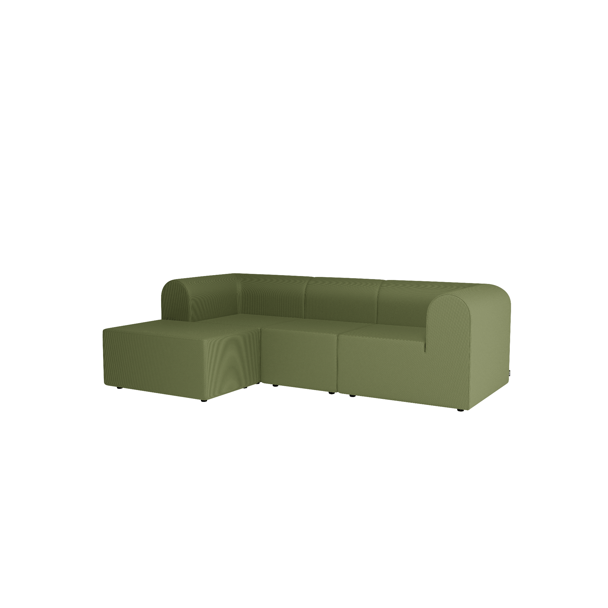 Sofa Montana Paradigm 3-osobowa z pufem po lewej stronie N68303-Nobel68303