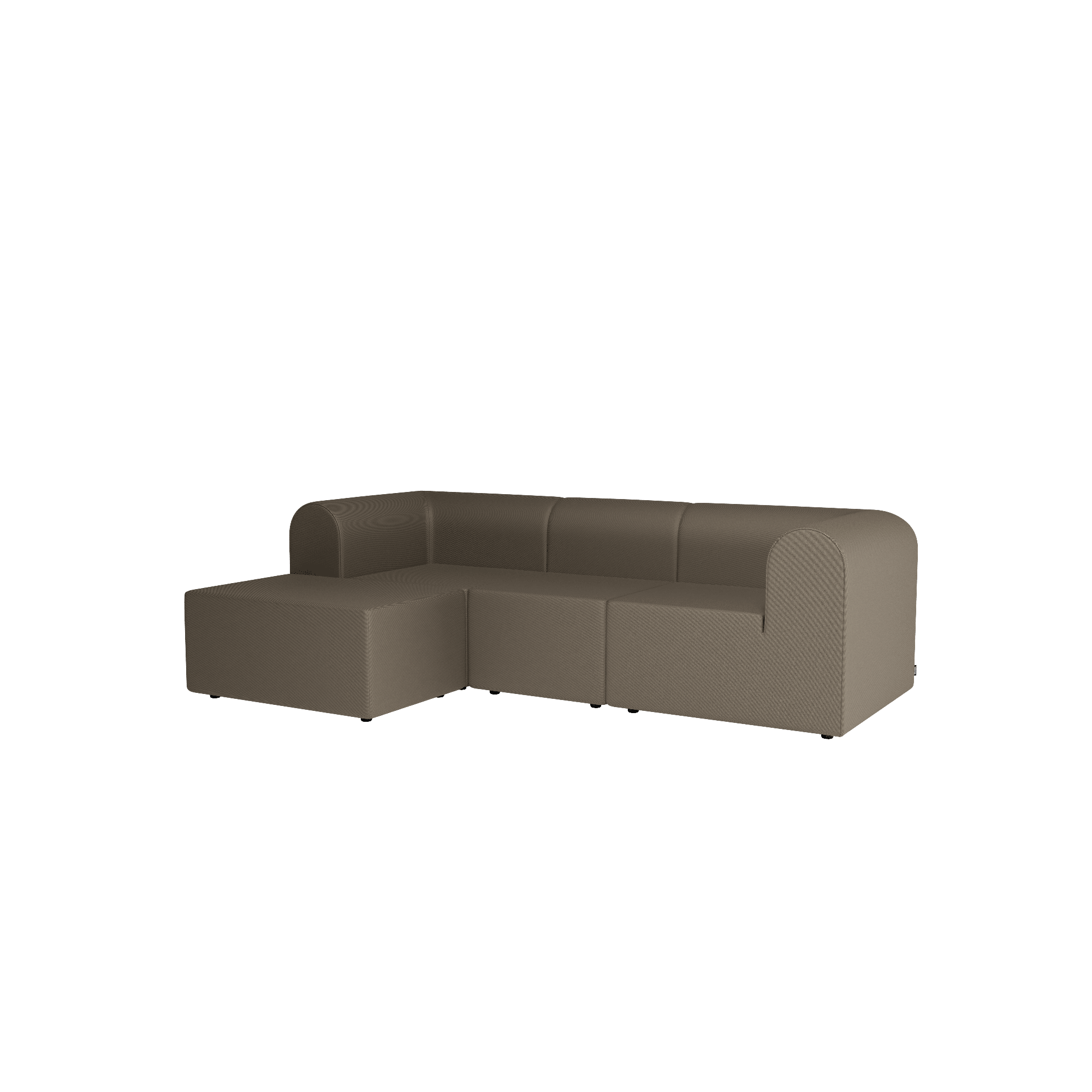 Montana Paradigm 3-seters sofa med puff venstre RW218-ReWool218