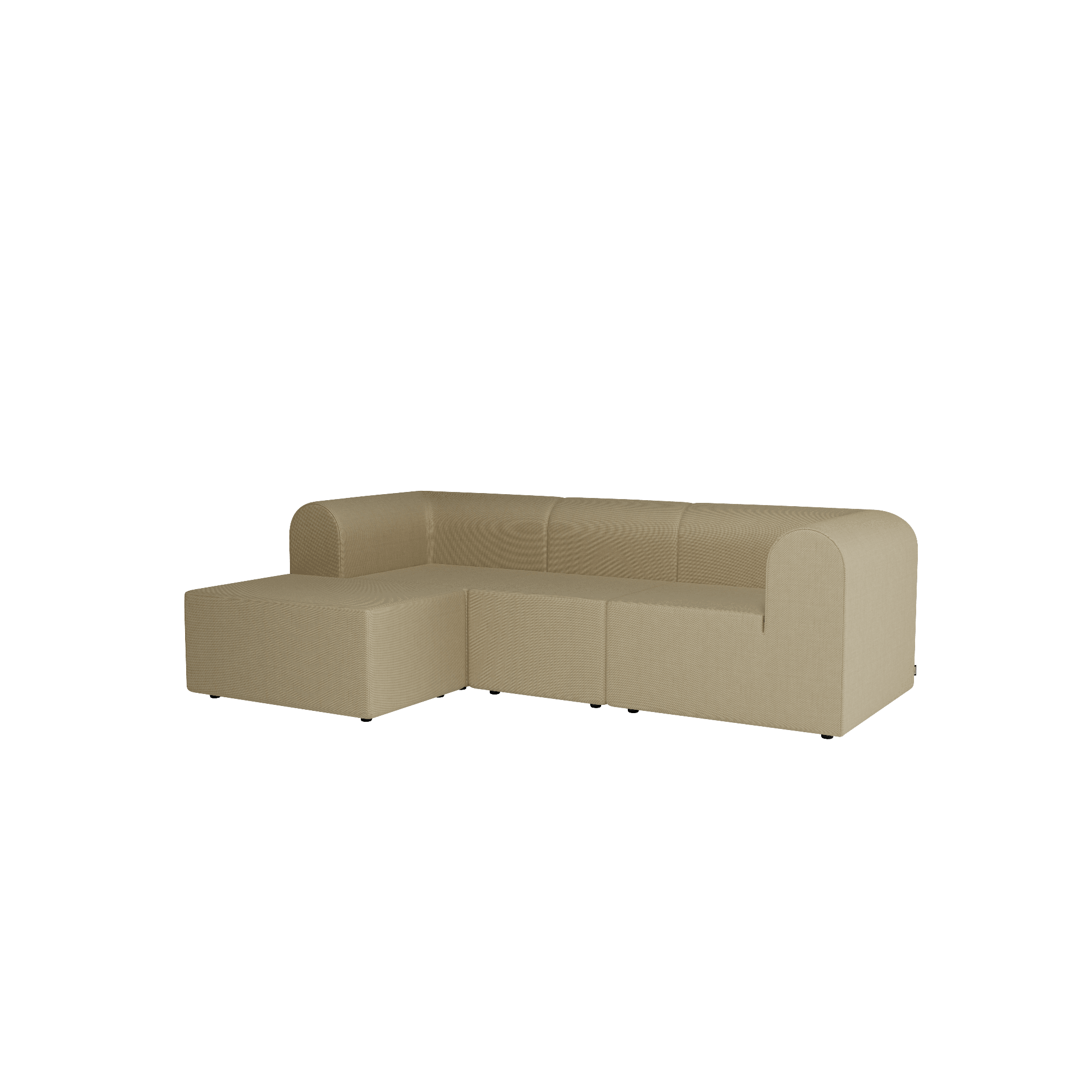 Montana Paradigm 3-seters sofa med puff venstre TC0210-Technicolour0210