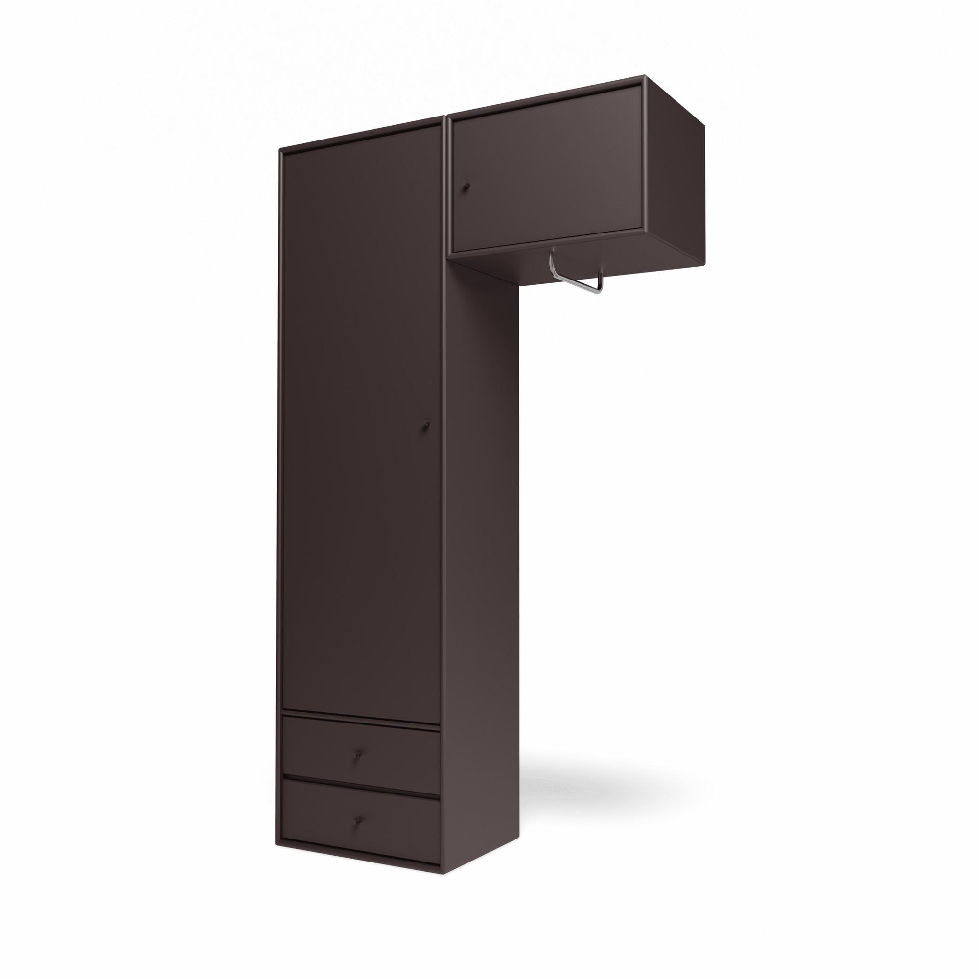 Armario Montana Selection Attire II con barra para colgar, color balsámico, 160