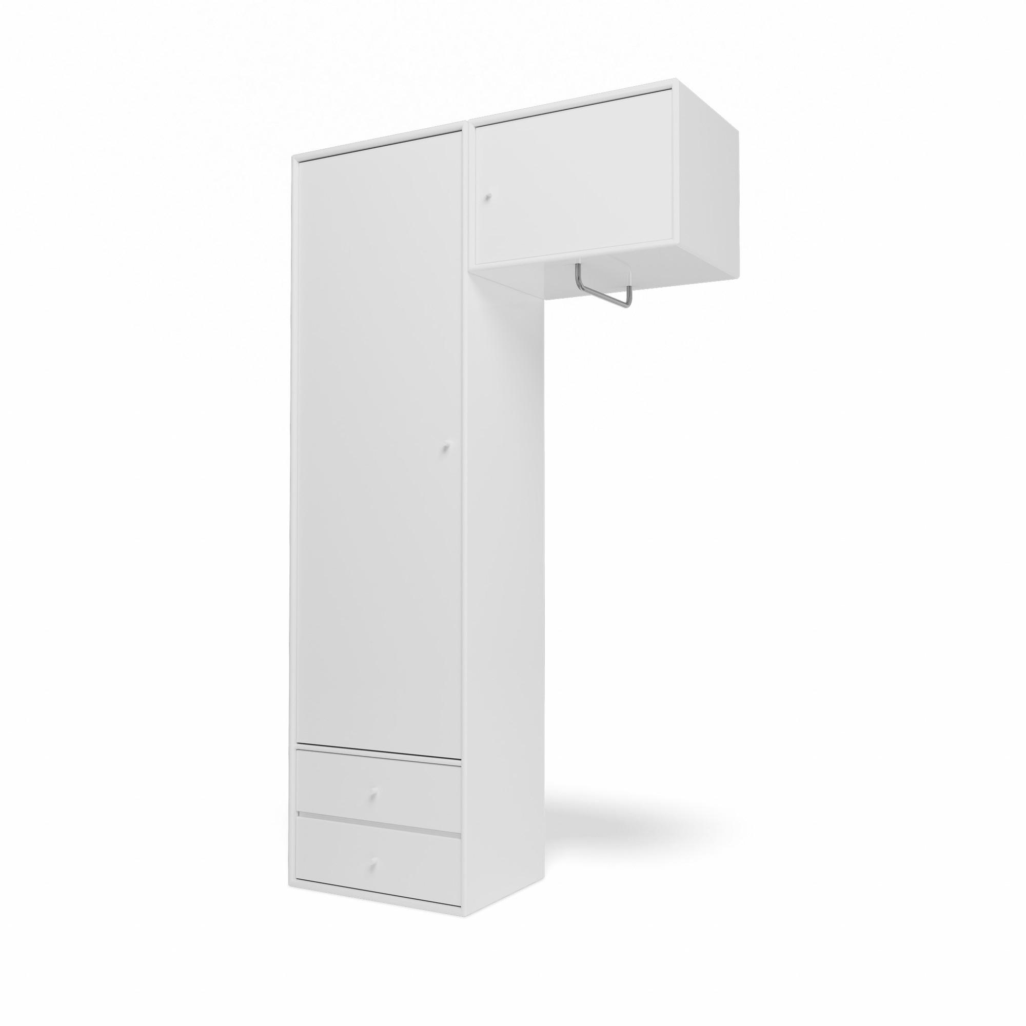 Montana Selection Attire II Garderobeskab Med Ophæng 38-Snow