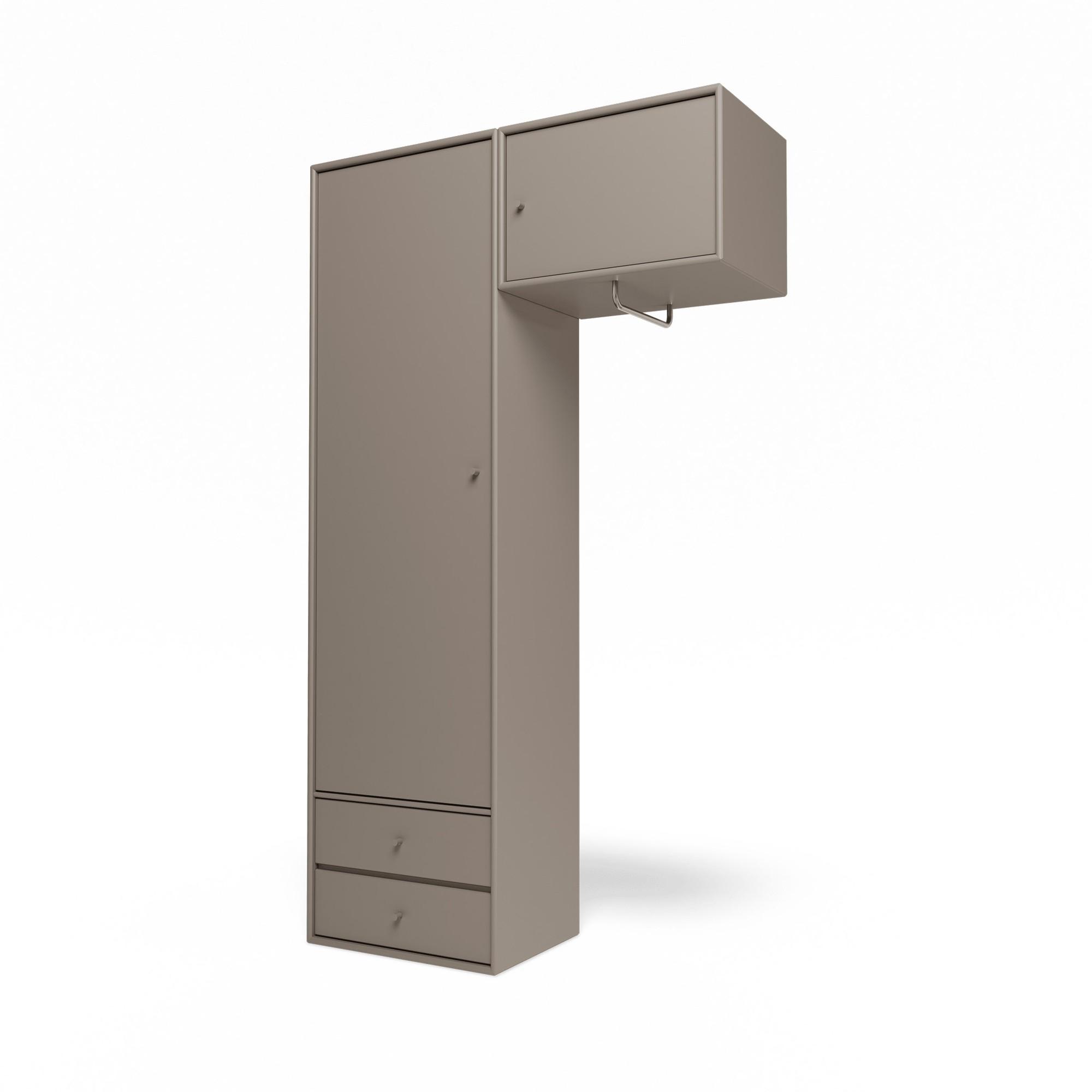 Armoire Montana Selection Attire II avec tringle 141-Truffle