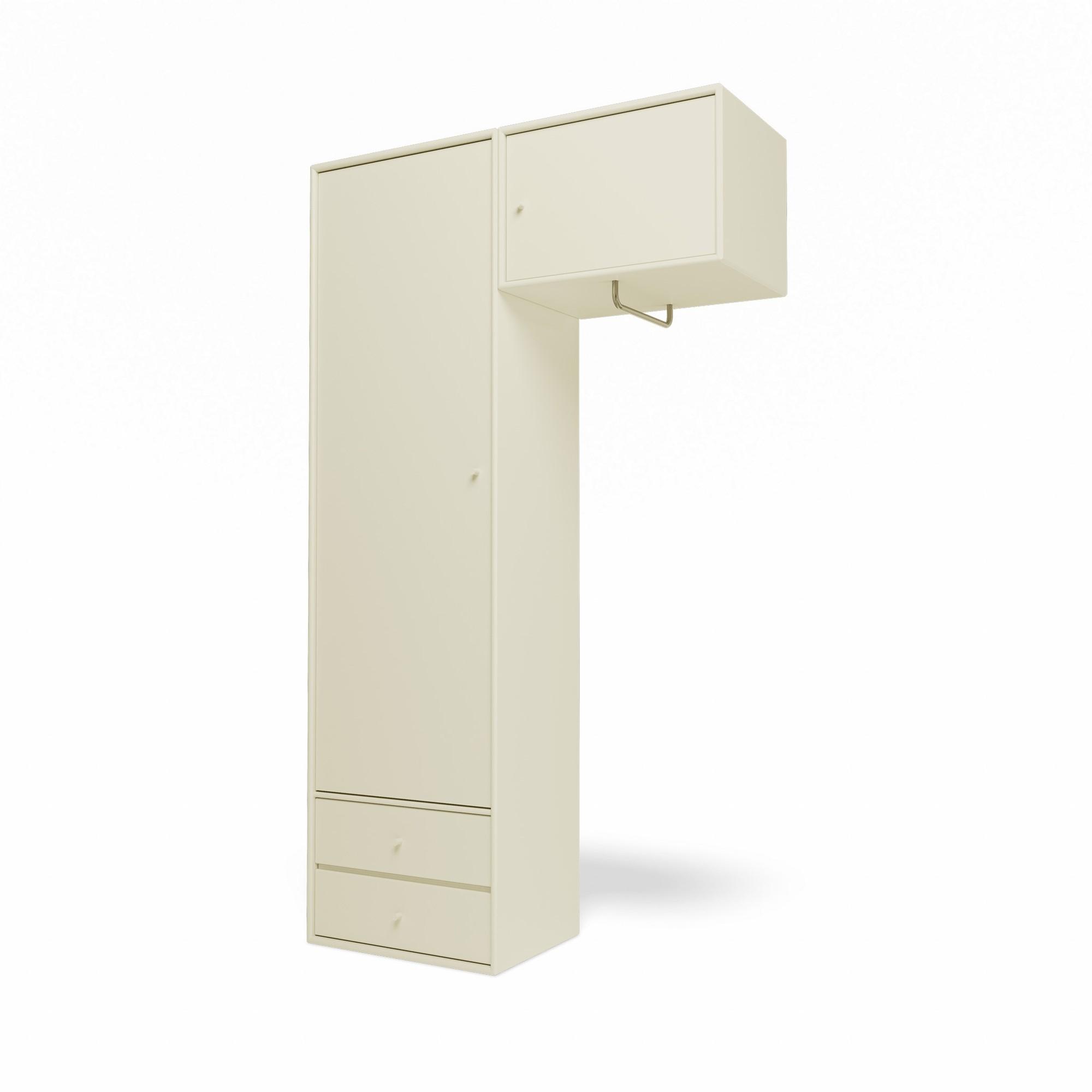 Montana Selection Attire II garderobe med hengestang 150-vanilje