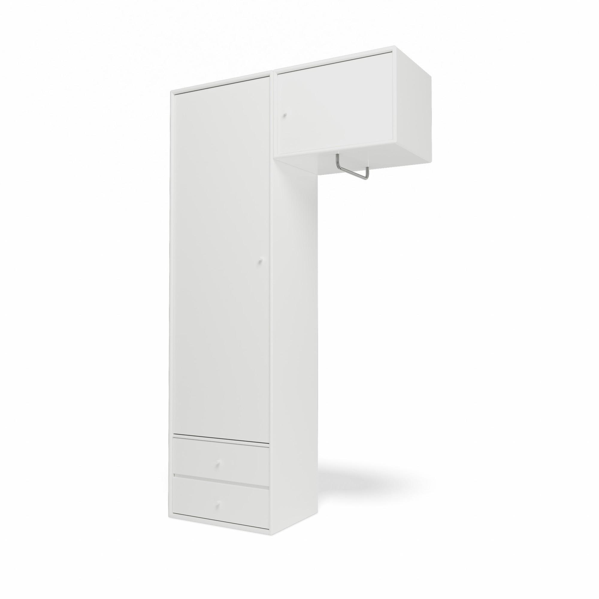 Montana Selection Attire II Garderobeskab Med Ophæng 01-White