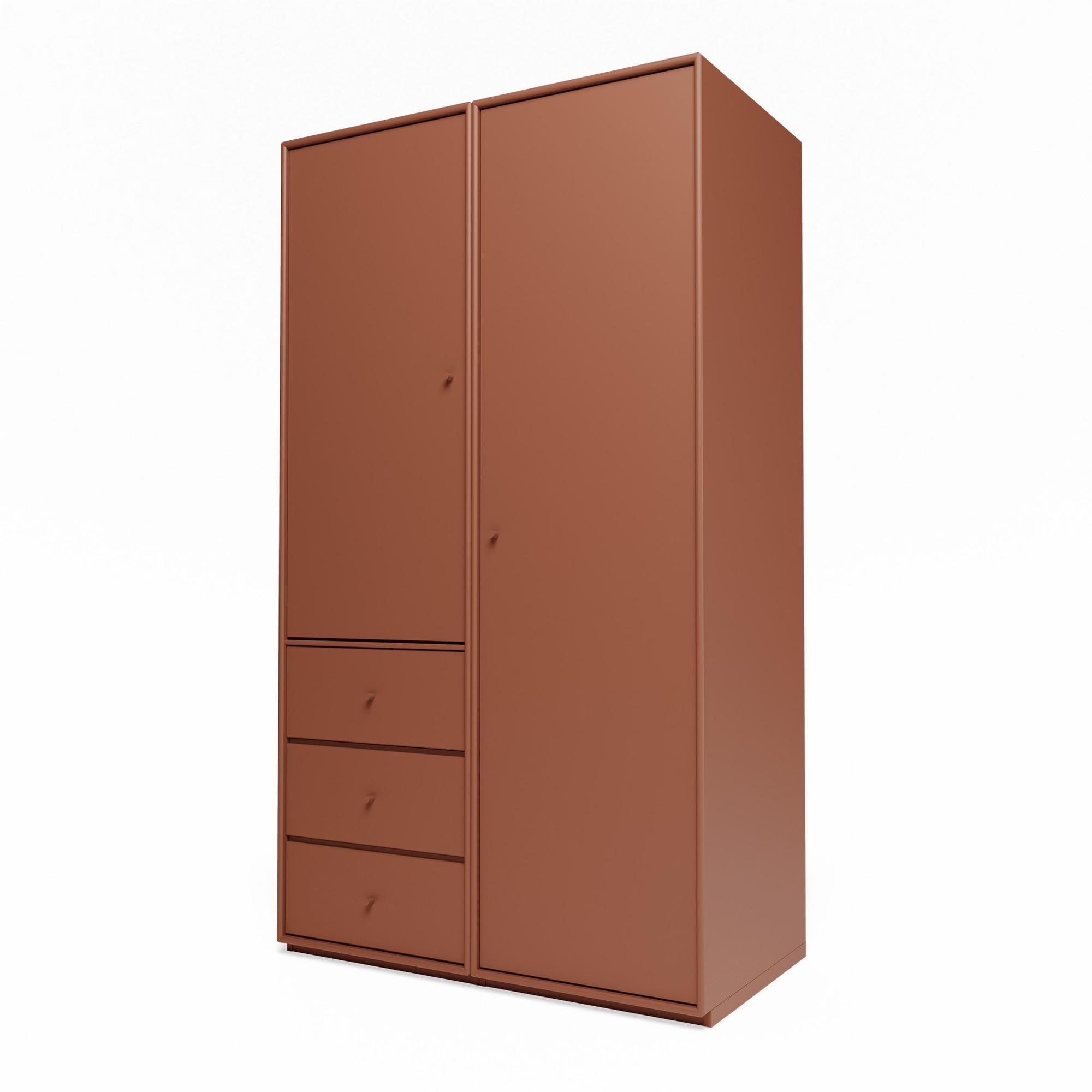 Armoire Montana Selection Attire III avec socle 146-Noisette