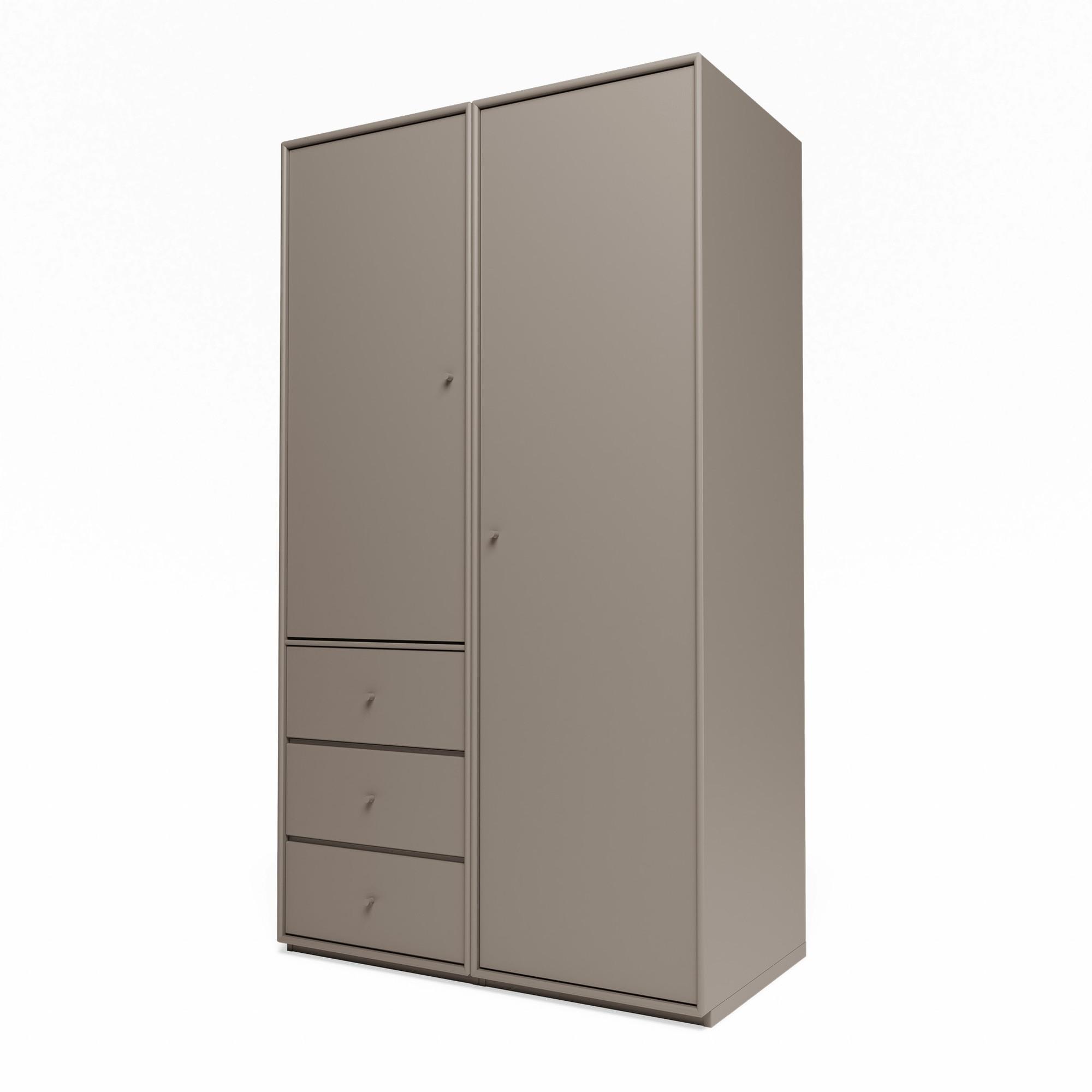 Armoire Montana Selection Attire III avec socle 141-Truffle