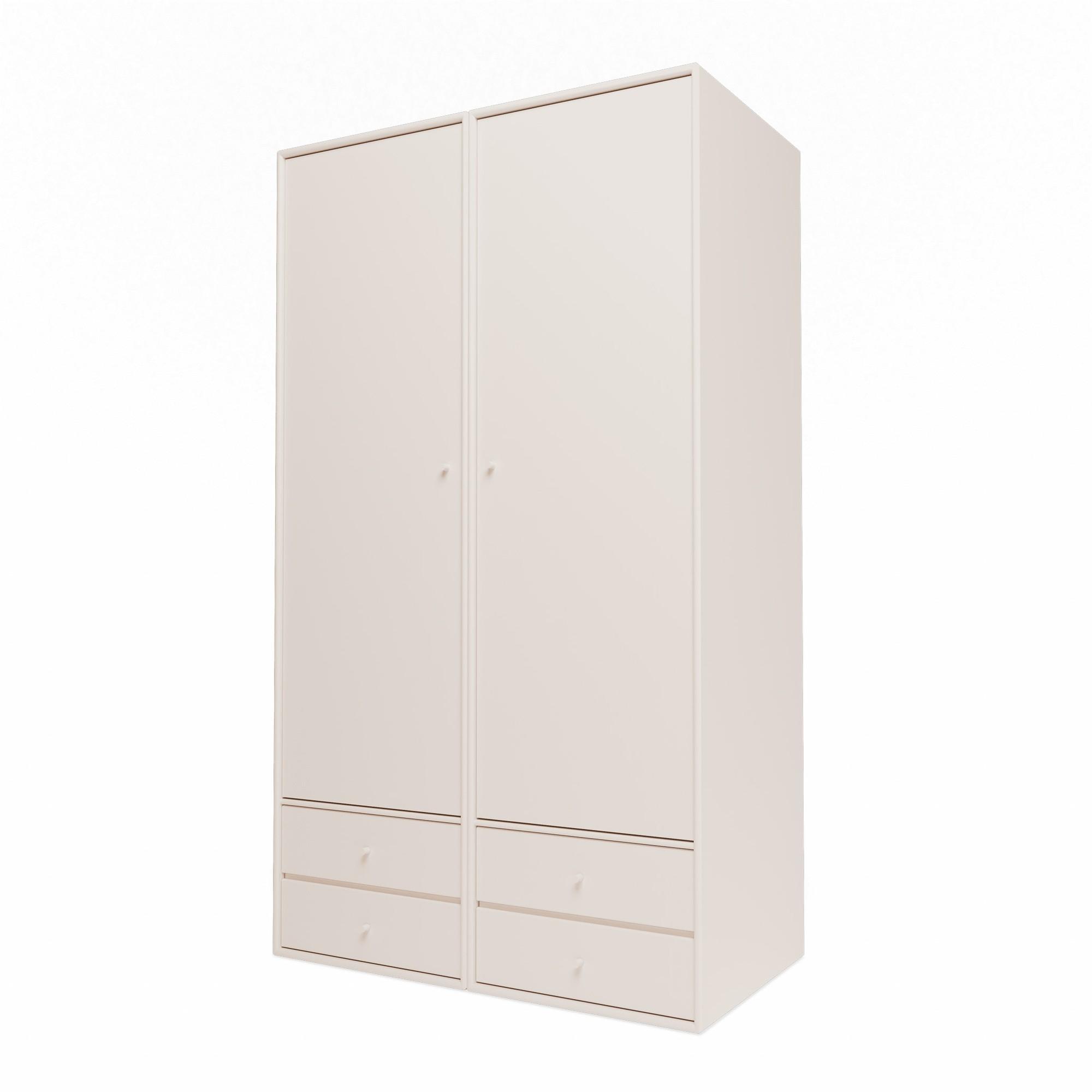 Armario Montana Selection Attire IIII con barra para colgar, color avena, 158