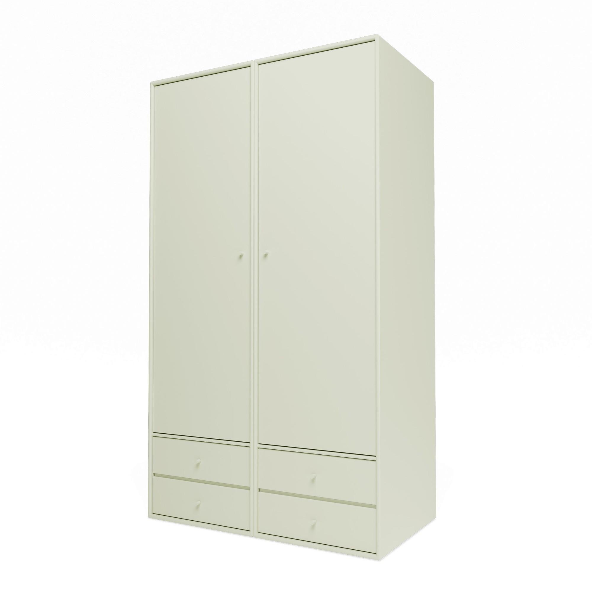 Armoire Montana Selection Attire III avec porte ouverte 140-Pomelo