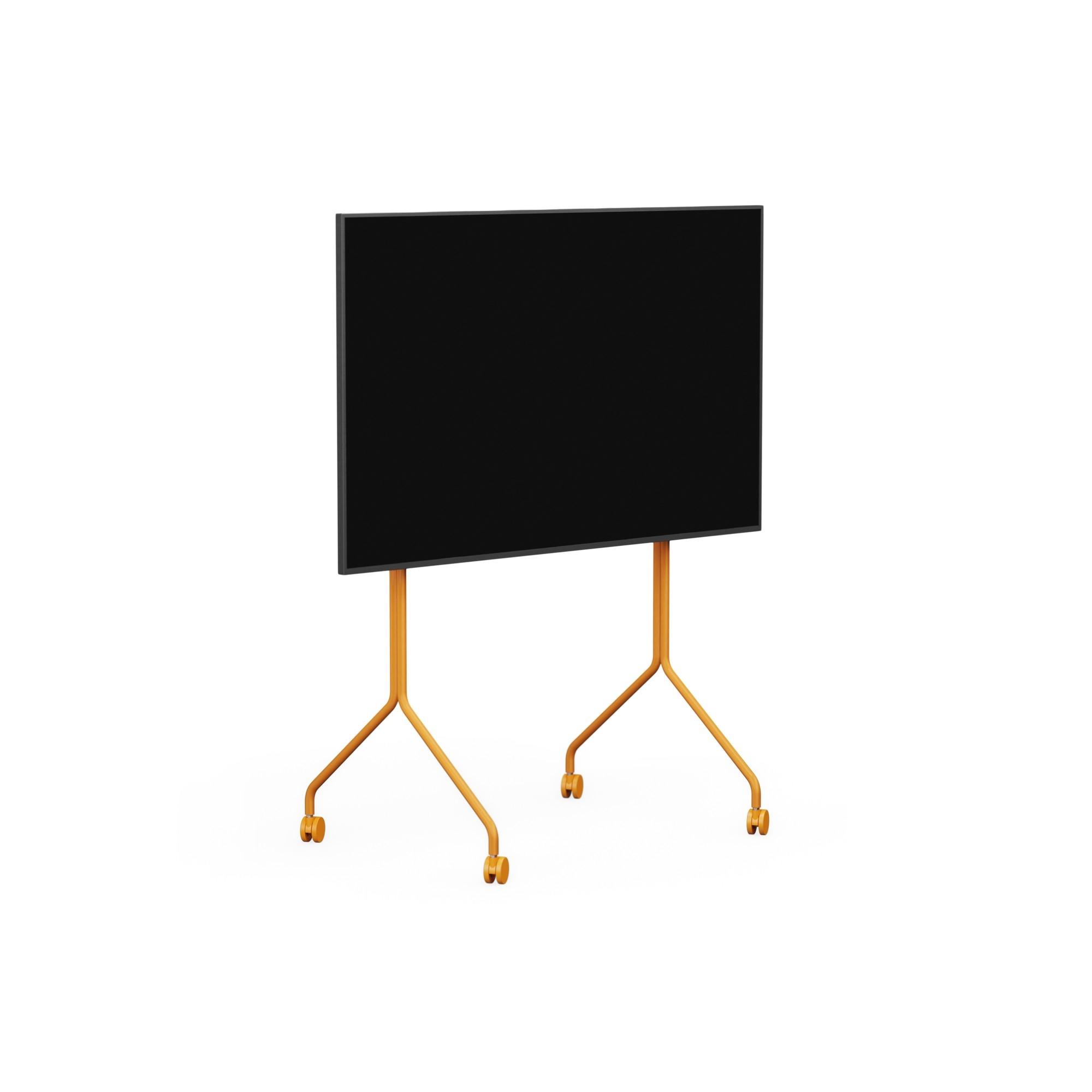 Pedestal Moon Rollin\' Tall TV Stand Apricot