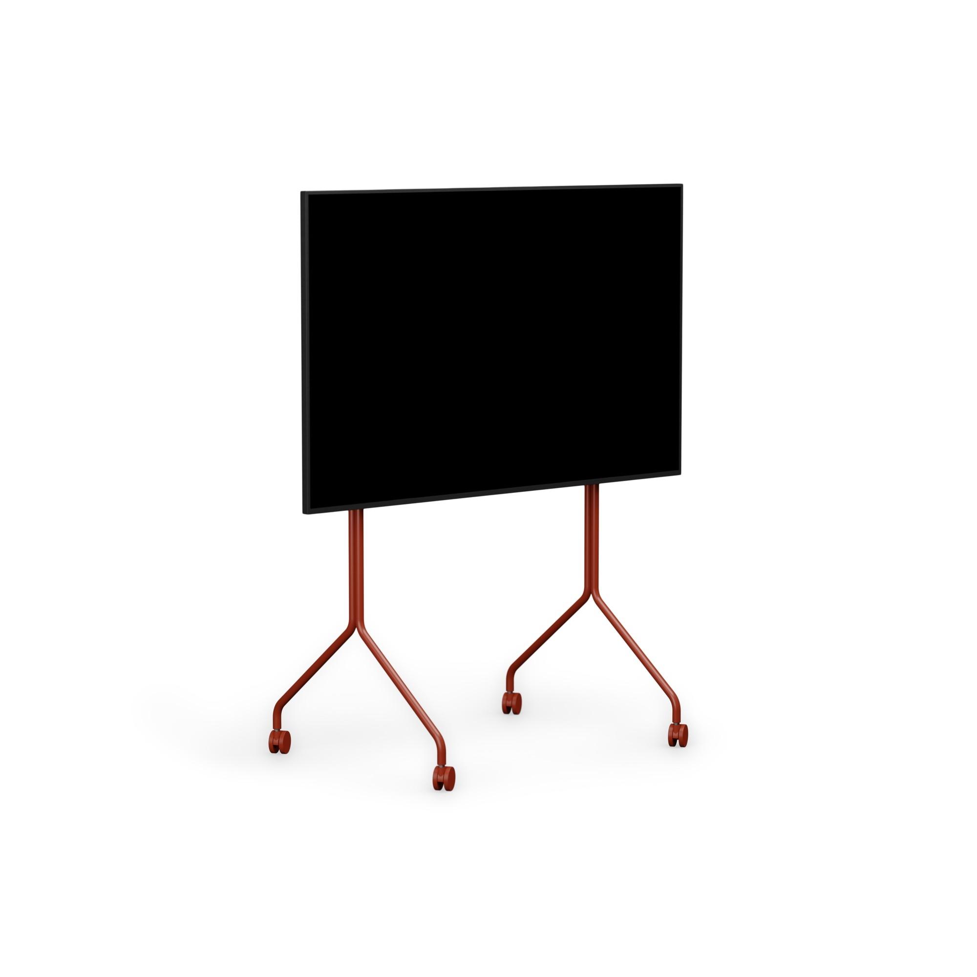 Pedestal Moon Rollin\' Tall TV Standaard Brandend Rood