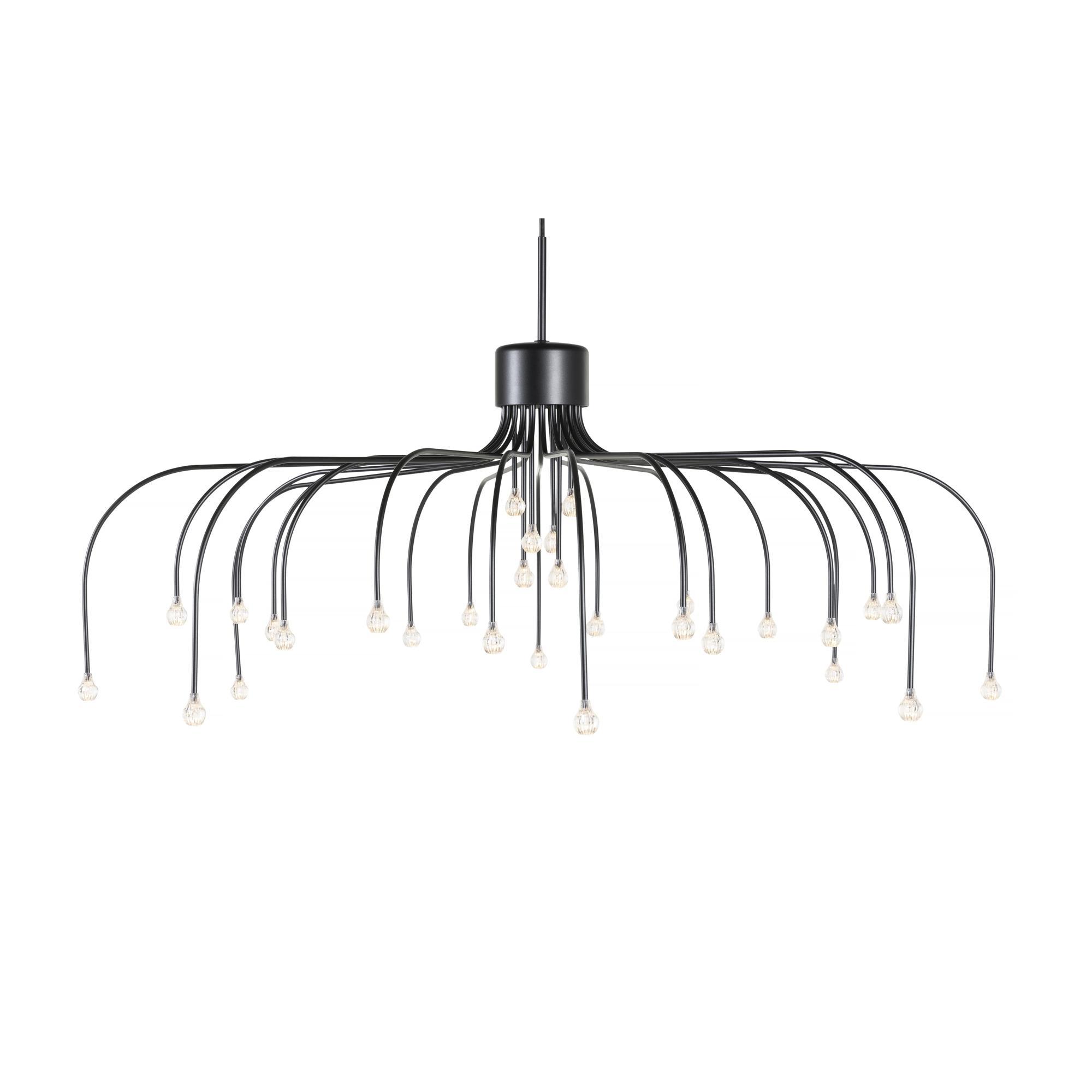 Moooi Starfall Light 30 Lampadario Nero