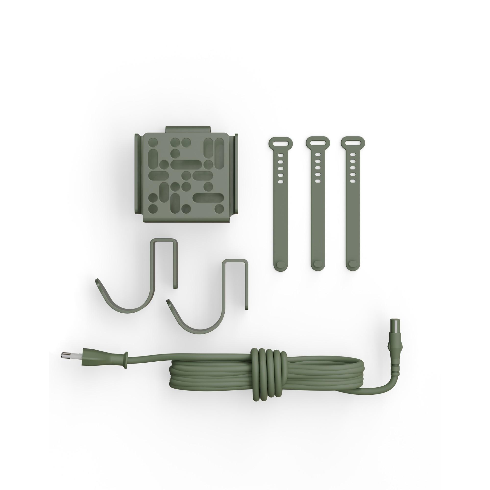 Sockelmontage-Set Moosgrün