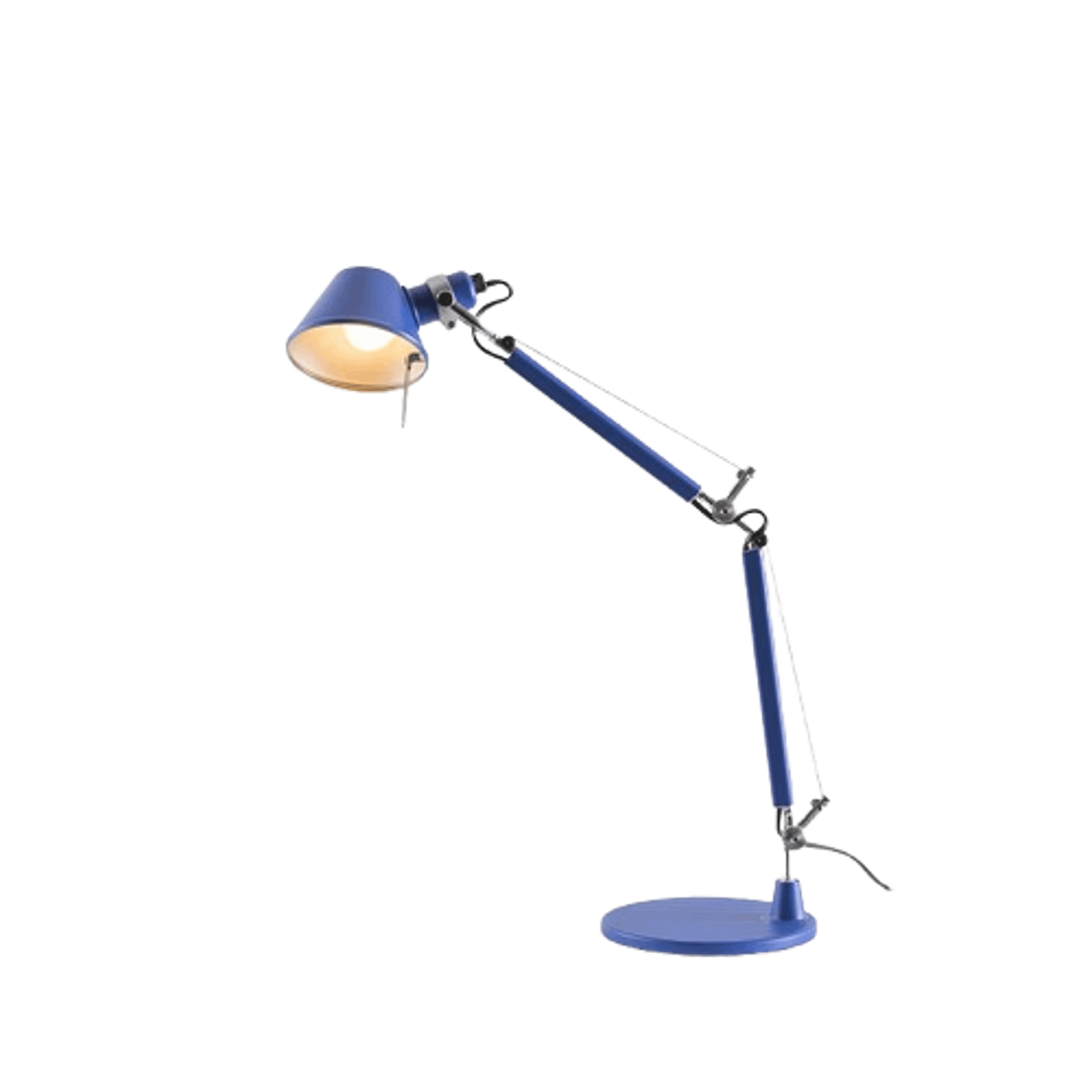 Lámpara de mesa Artemide Tolomeo Micro Azul Klein
