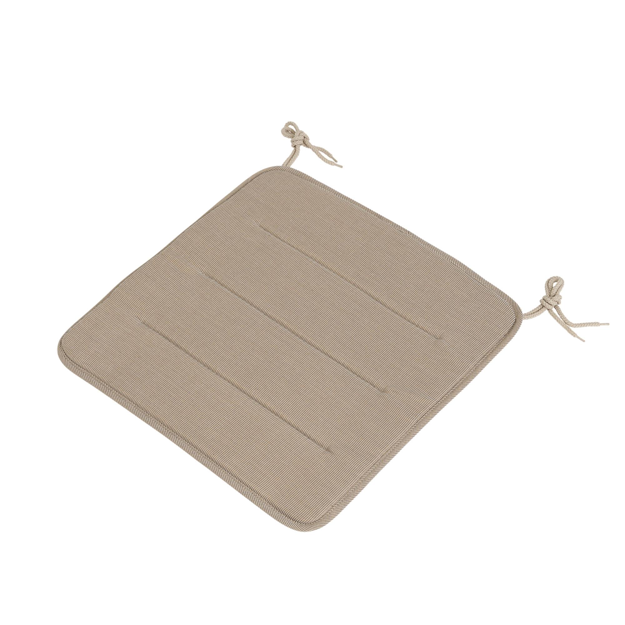 Muuto Linear Steel Dining Chair Cushion Warm Beige