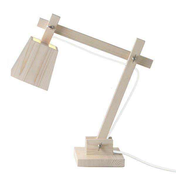 Muuto Wood Lamp Table Lamp White cord