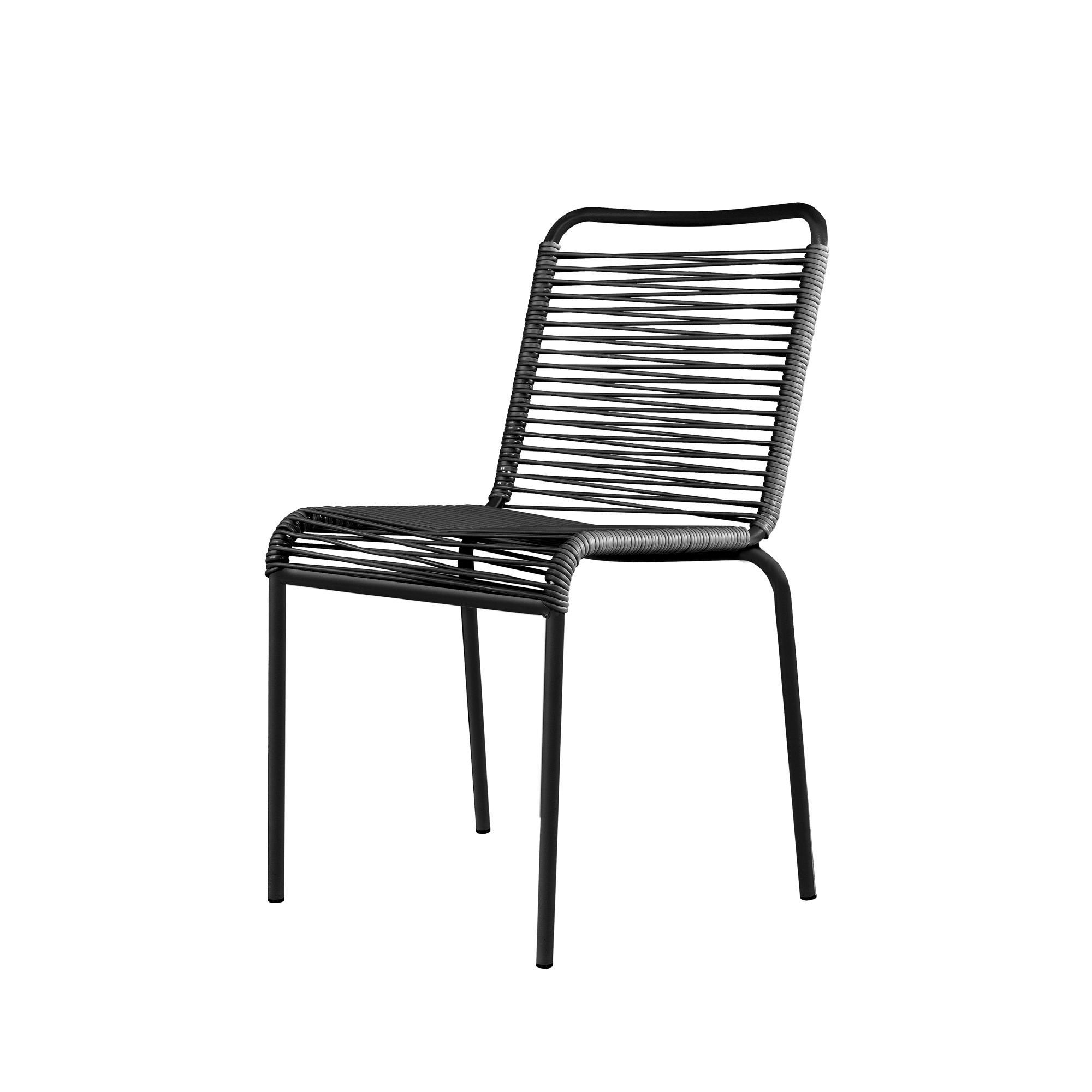 Fiam Mya Spaghetti Dining Chair Black