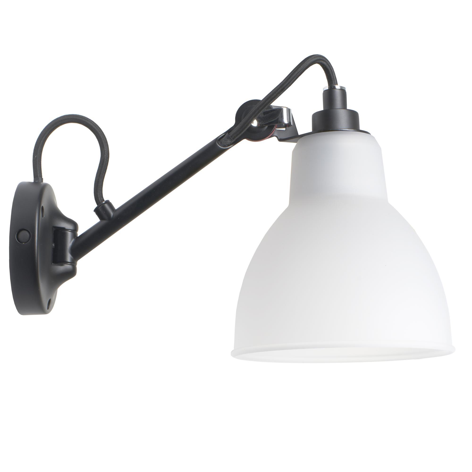 Applique Murale Lampe Gras N104 Noir/Polycarbonate – DCW Éditions