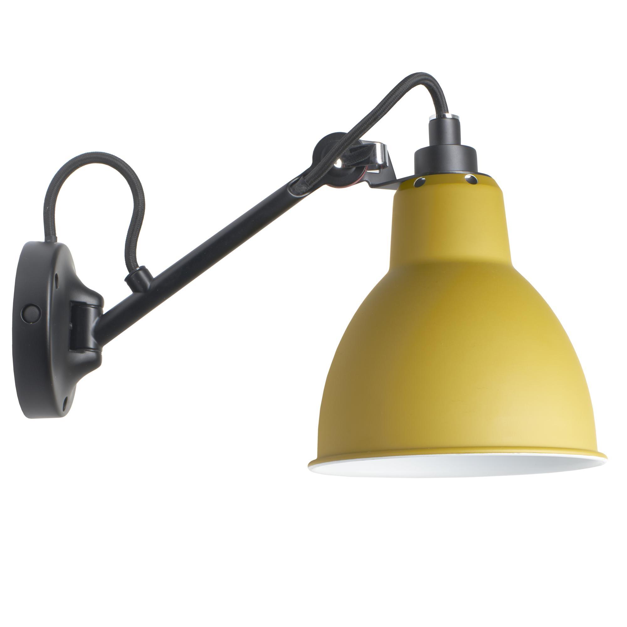 Lampe Gras N104 Wall Lamp Black/ Yellow – DCWéditions