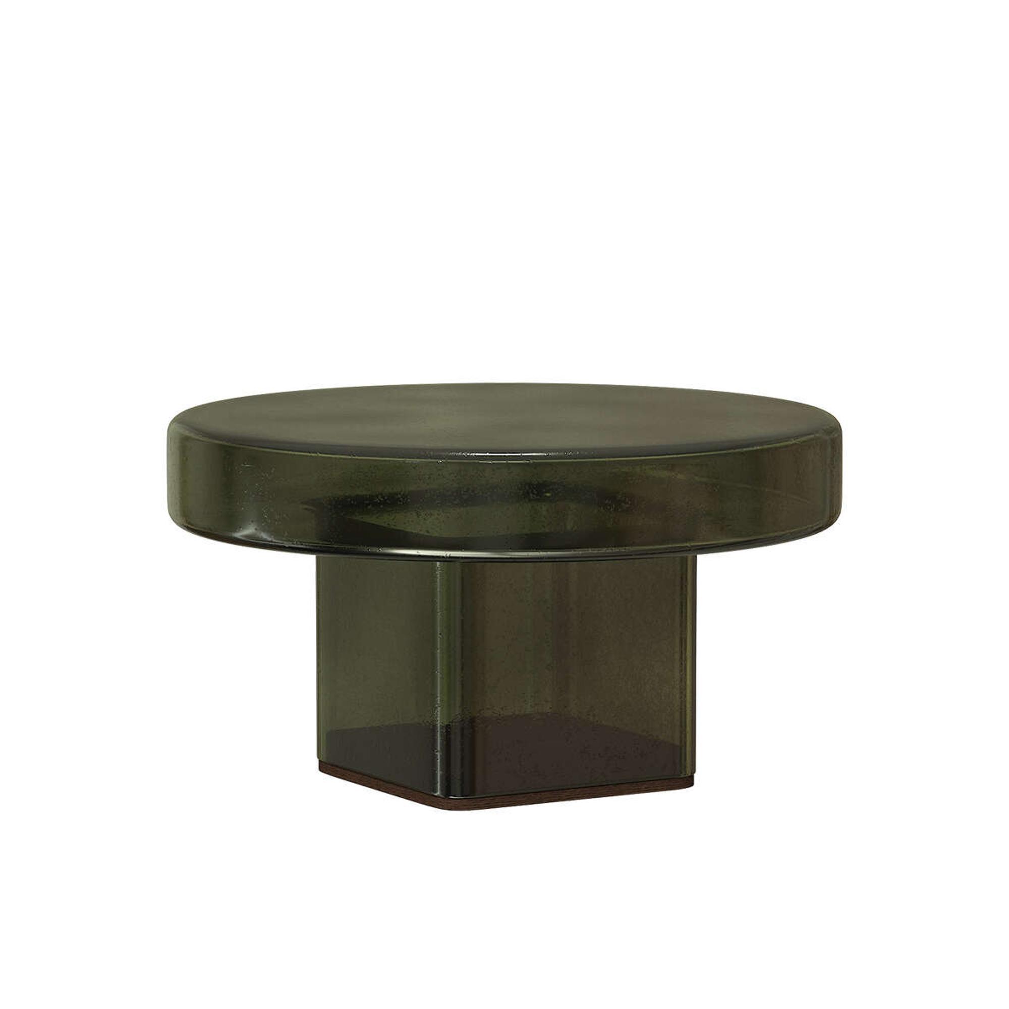 NORR11 Naked Salontafel H30 Flessengroen/Glas