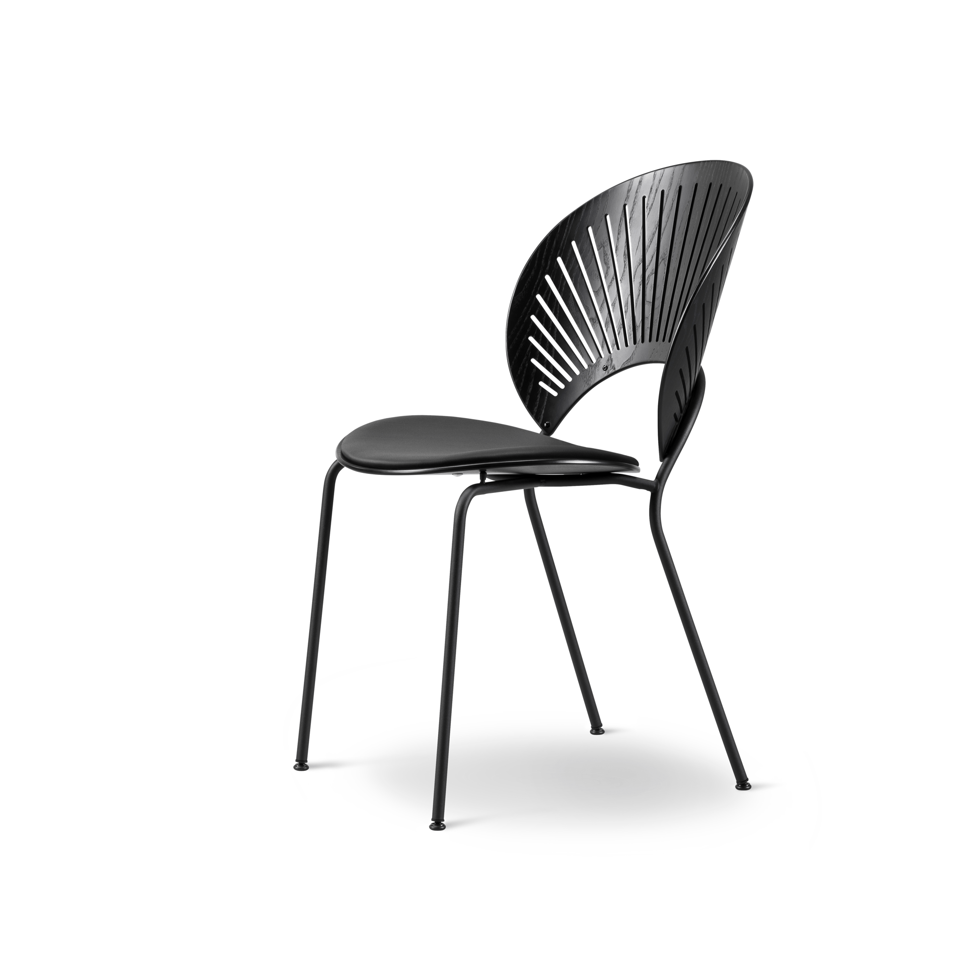 Fredericia Furniture Trinidad Matbordsstol Läder 301/Svart Askträ