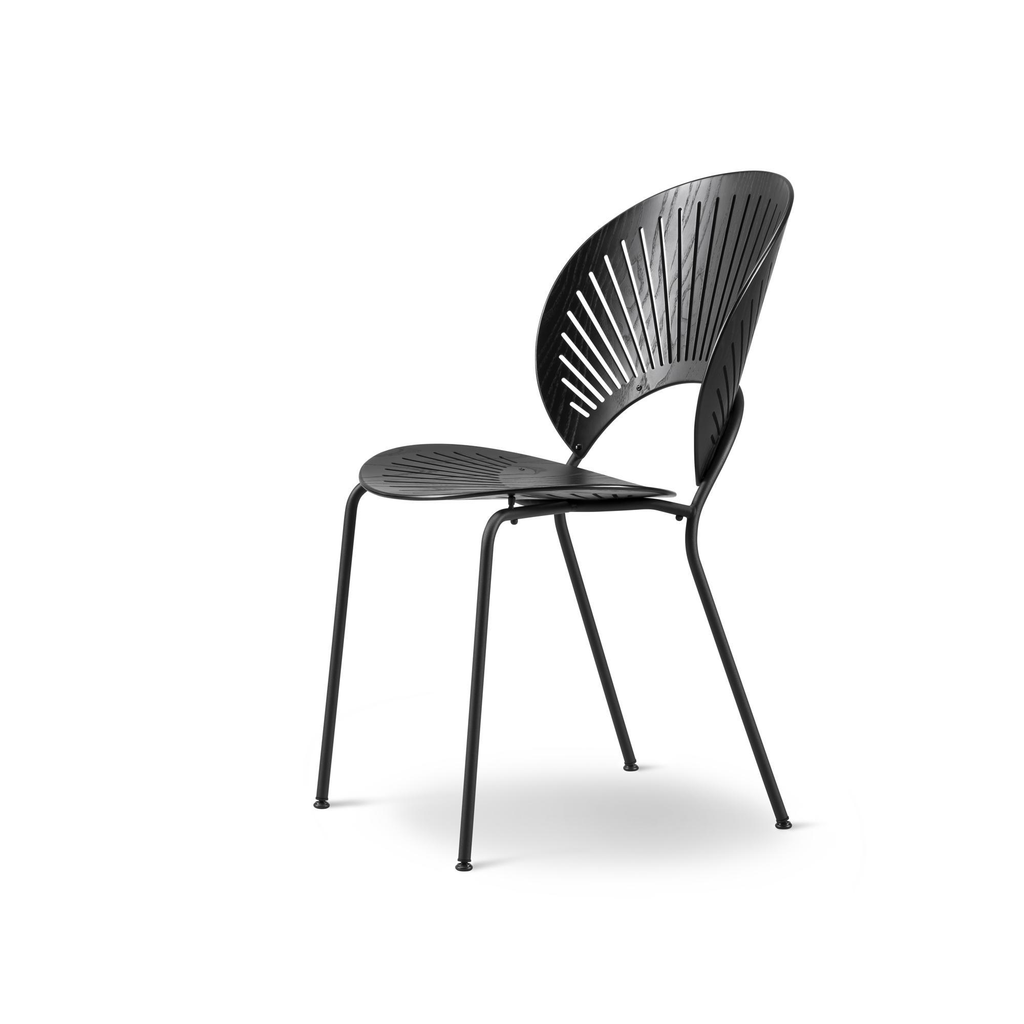 Fredericia Furniture Trinidad Spisebordsstol Sort Asketræ/Sort
