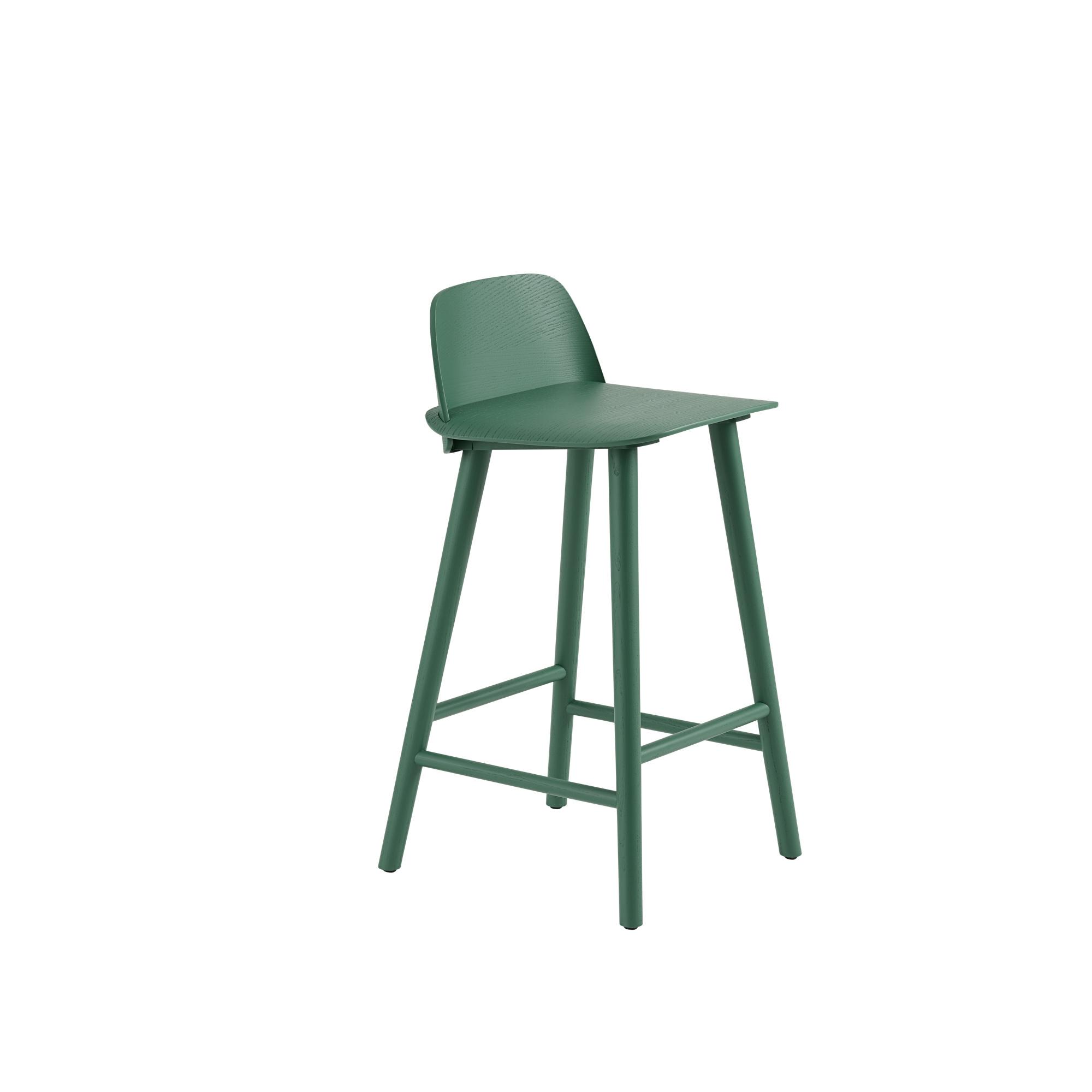 Muuto Nerd Bar Stool Green H65