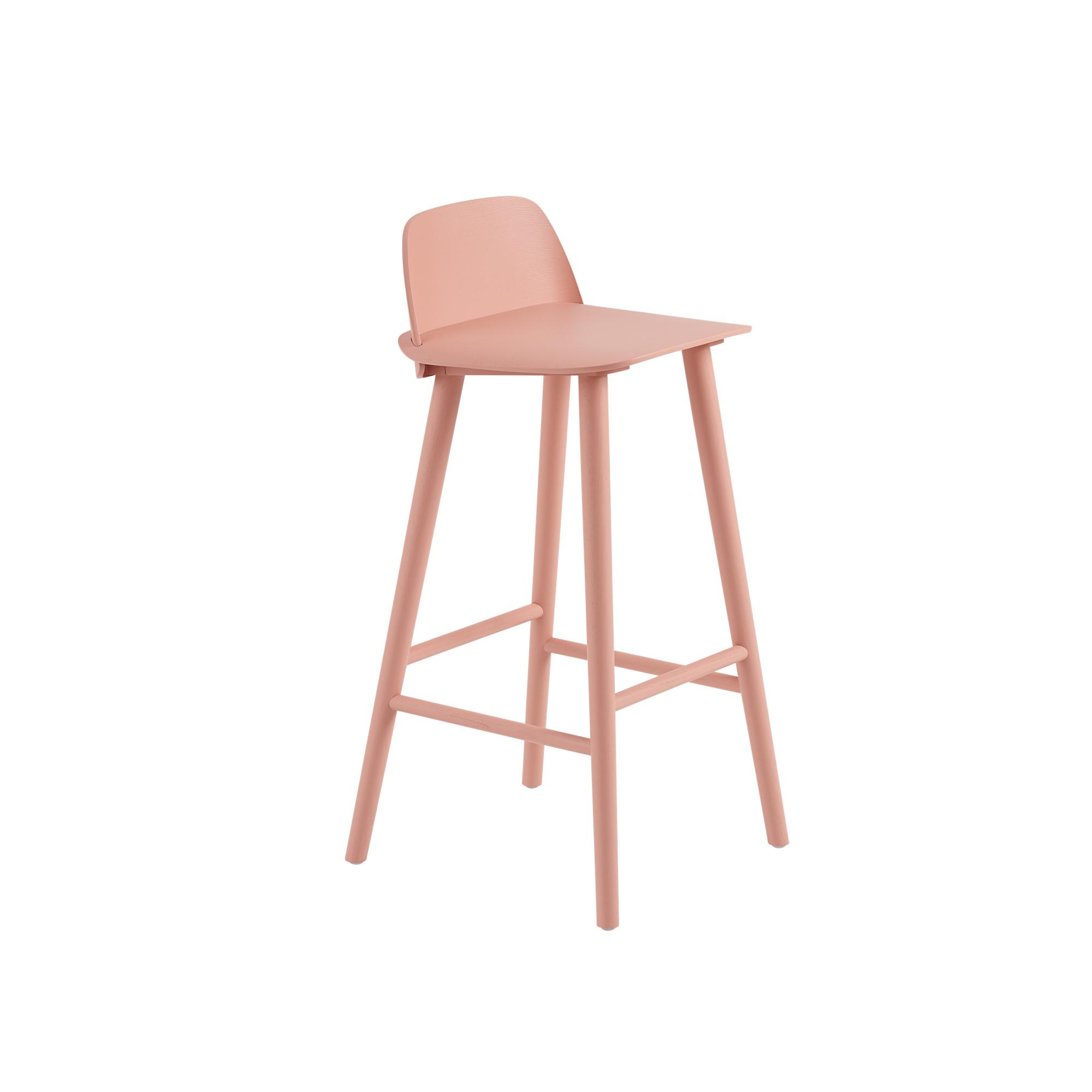 Muuto Nerd Barstol Tan Rose H75