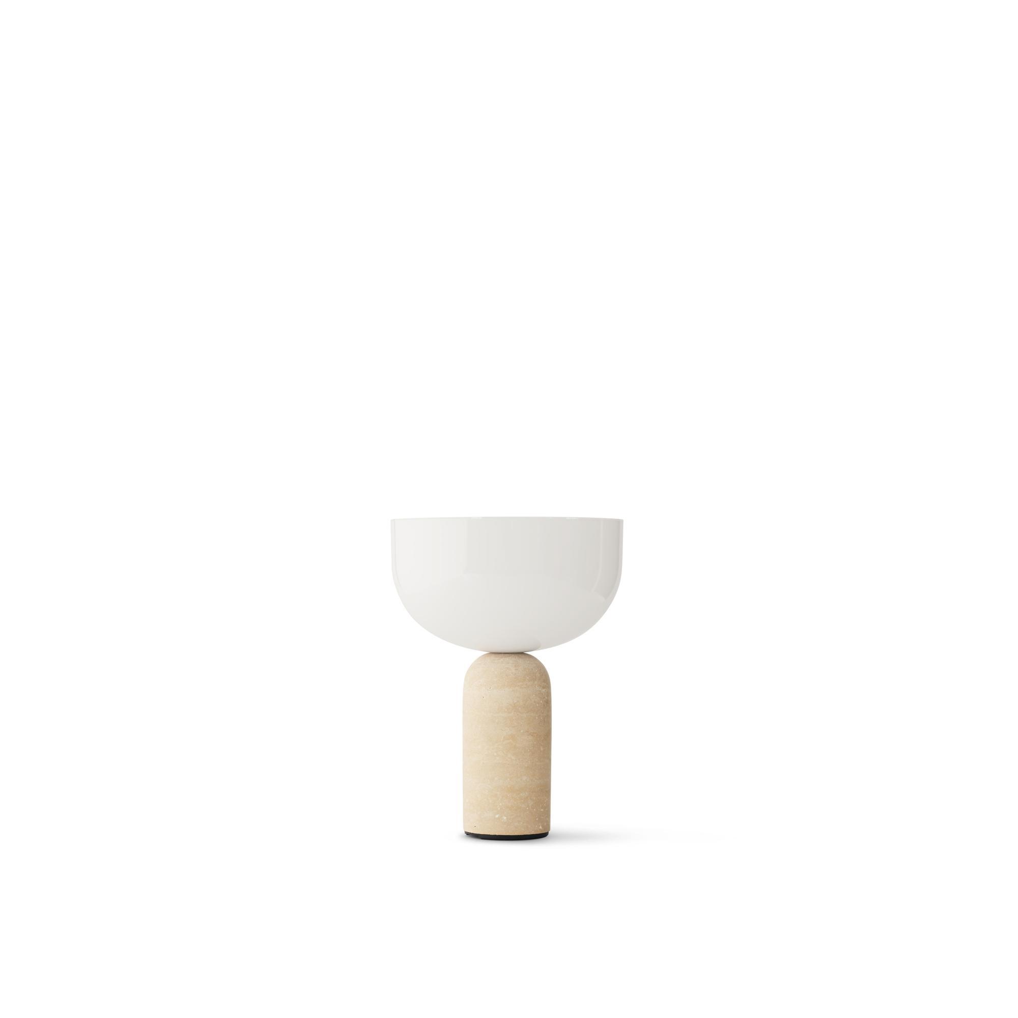 New Works Kizu Limited Edition Portable Lamp Travertine/ Sand