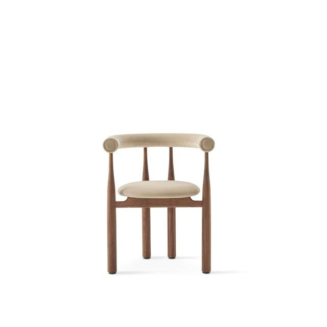 New Works Bukowski spisestol Valnøtt/ Megan 26 Beige