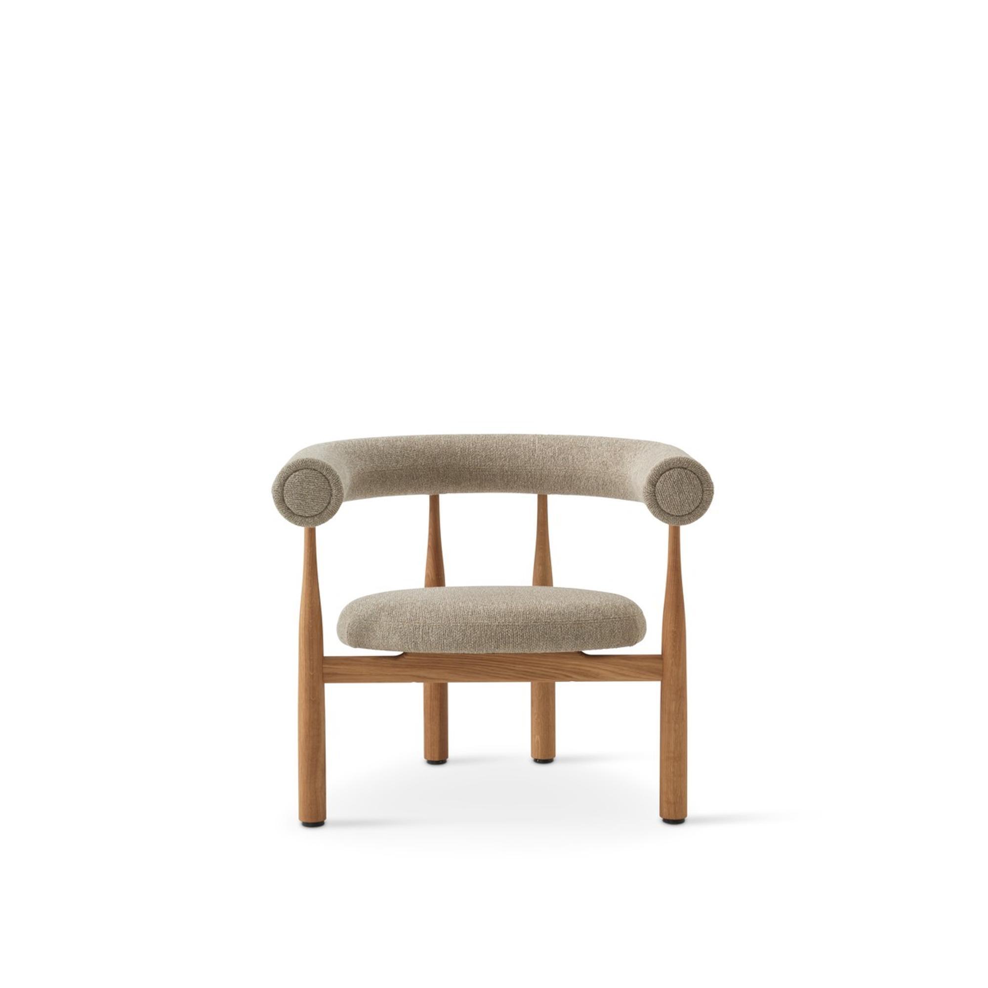 New Works Bukowski fauteuil eiken/mos 17