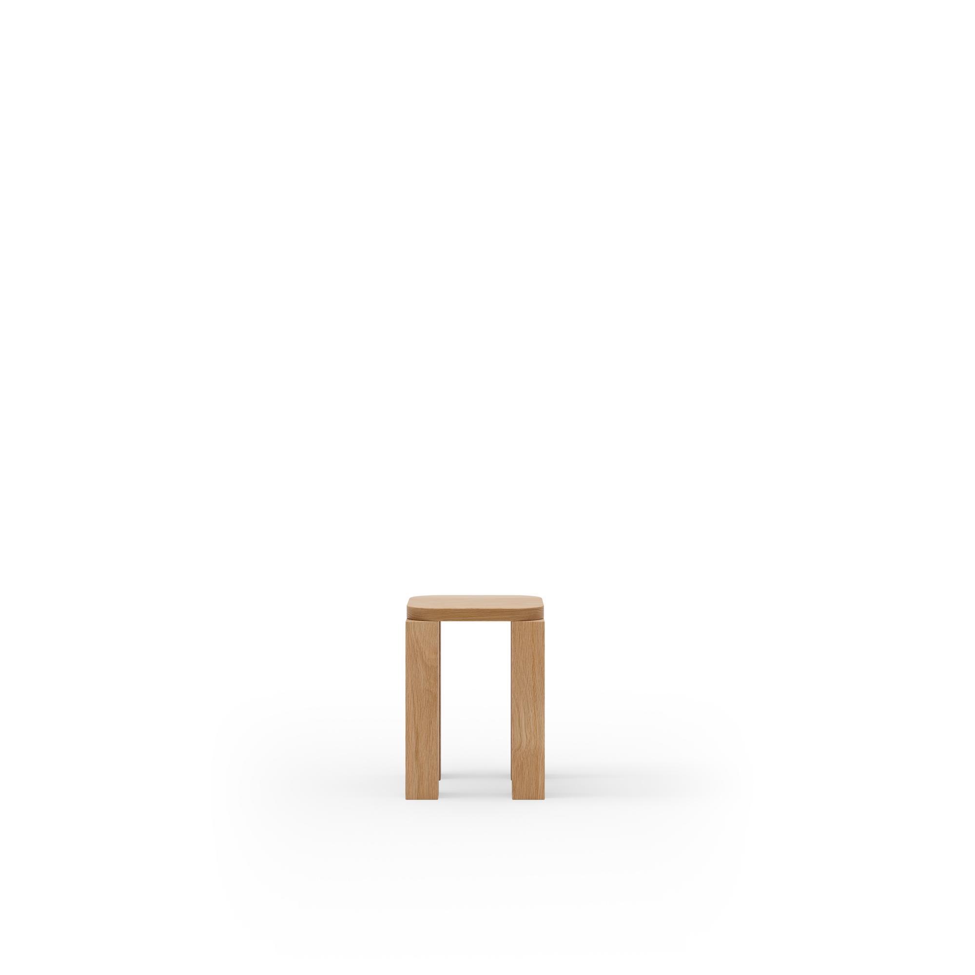 New Works Atlas Stool Oak