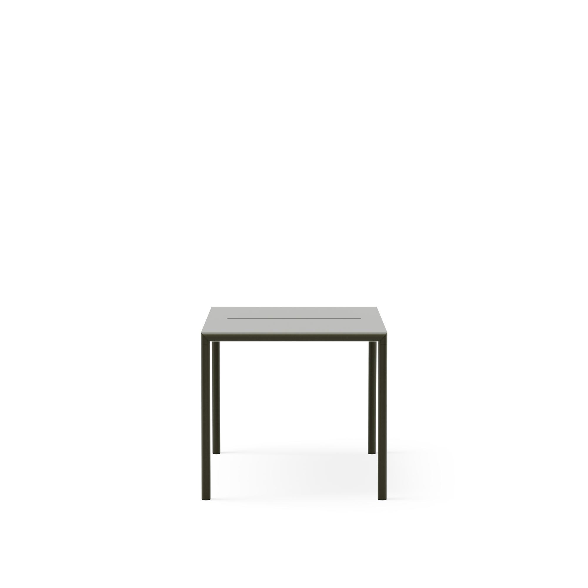 New Works May Outdoor Table 85x85 Dark Green