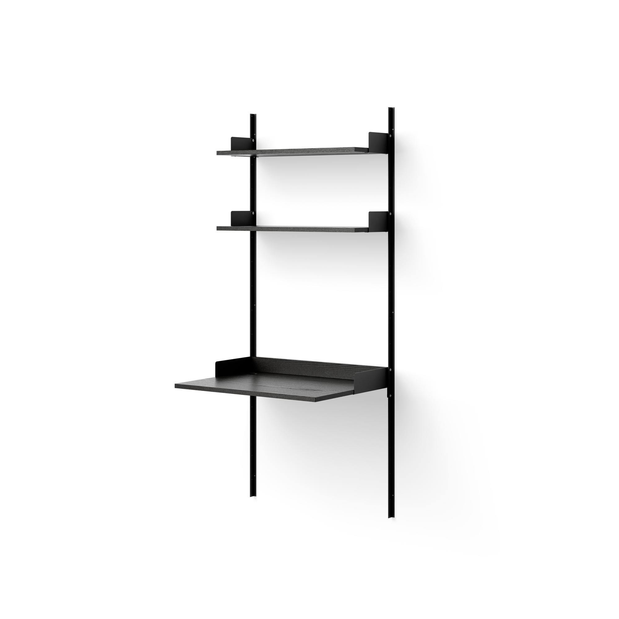 New Works Study Bookcase 1900 Tuhka/musta