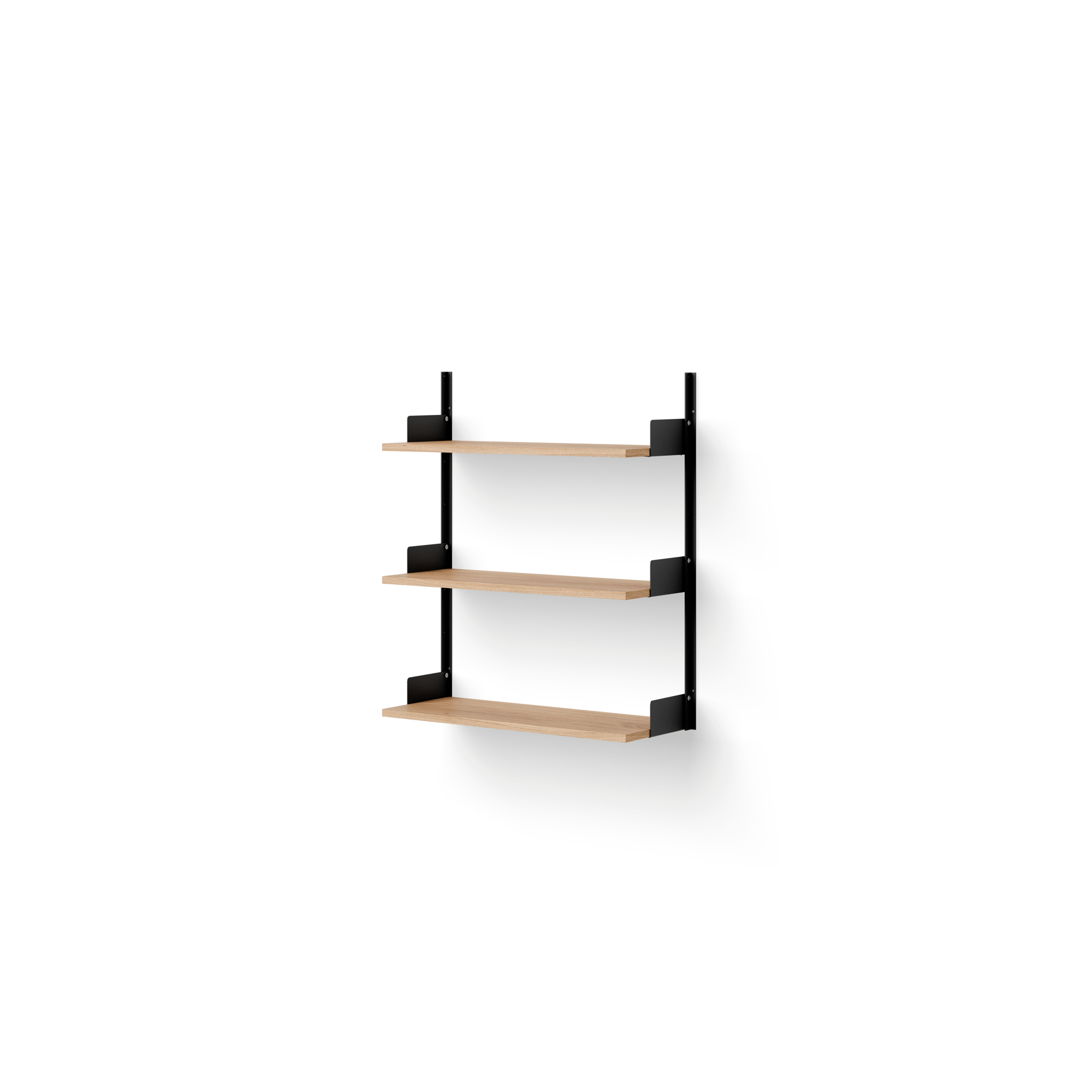 New Works Wall Shelf 900 Oak/ Black