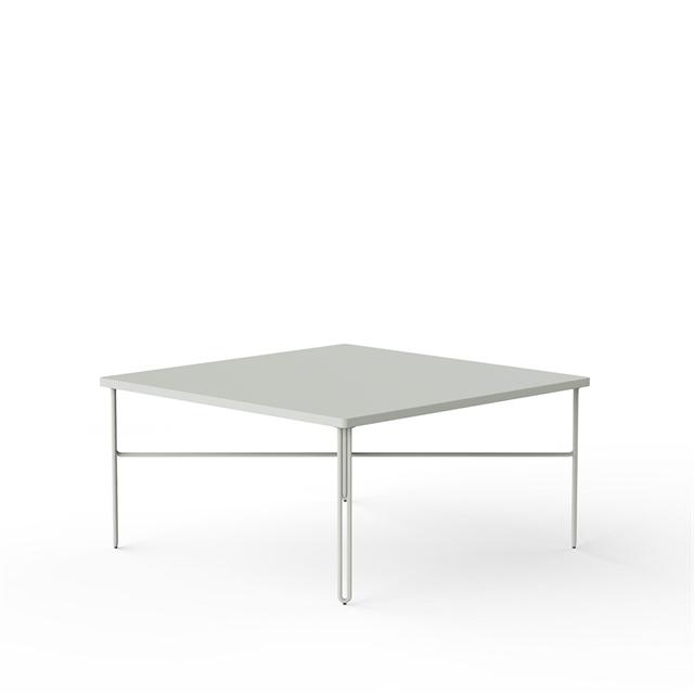 NINE Inline Sofabord 80x80 Lysegrå
