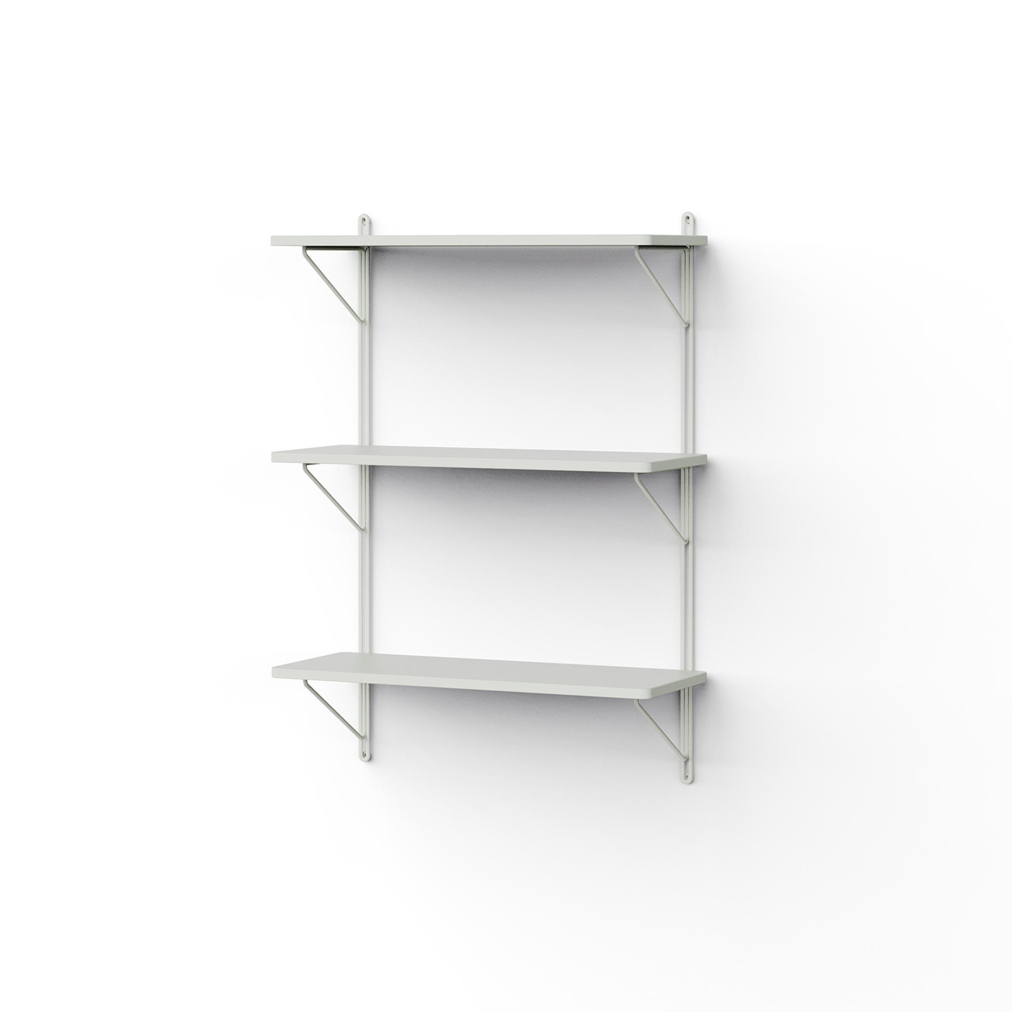 NINE Inline wandplank 60x25x90 Lichtgrijs