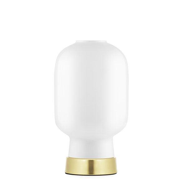 Normann Copenhagen - Amp Table Lamp White Brass EU