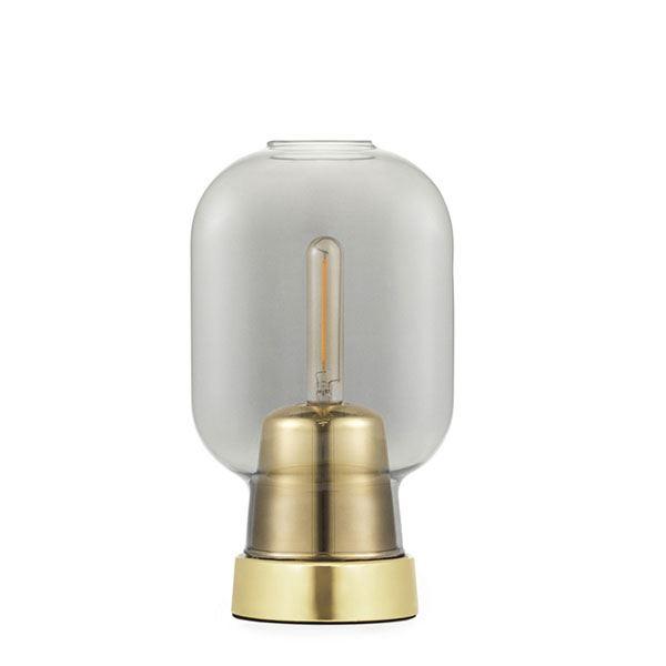 Normann Copenhagen - Amp Table Lamp Smoke Brass EU