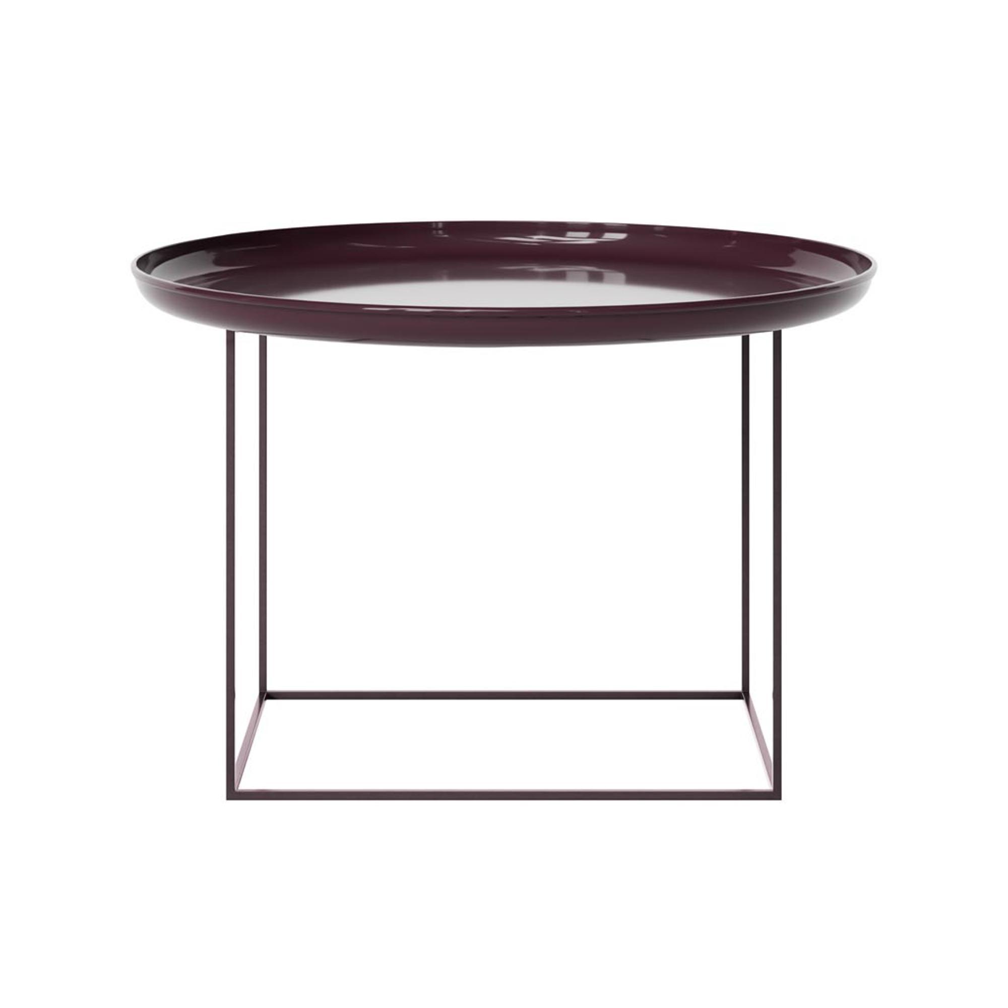 NORR11 Duke Coffee Table Medium Lacquered Maroon