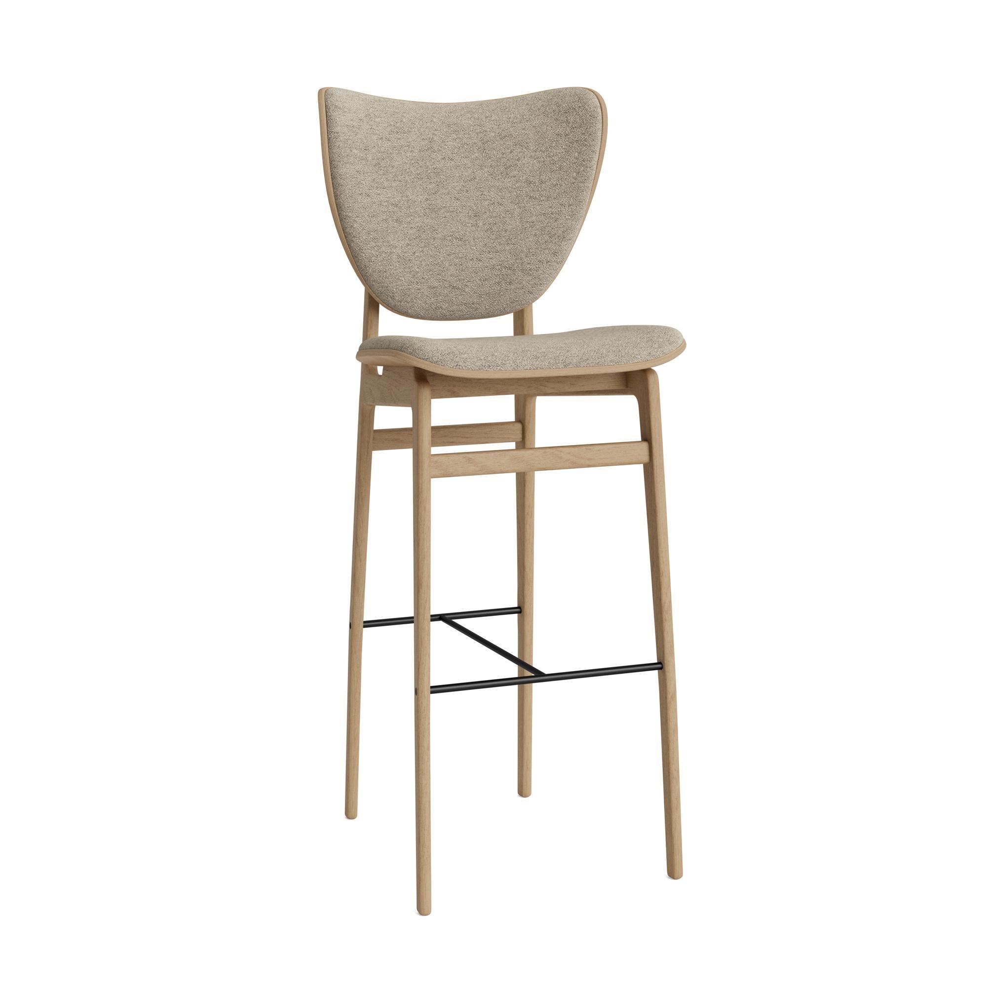 NORR11 Elephant Bar Stool H75 cm Oak/Barnum Col 3