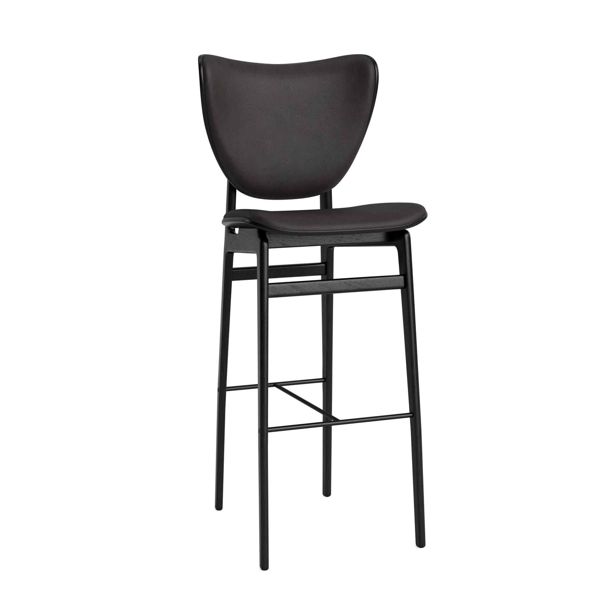 NORR11 Elephant Barstool H75 cm Black/Anthracite 21003