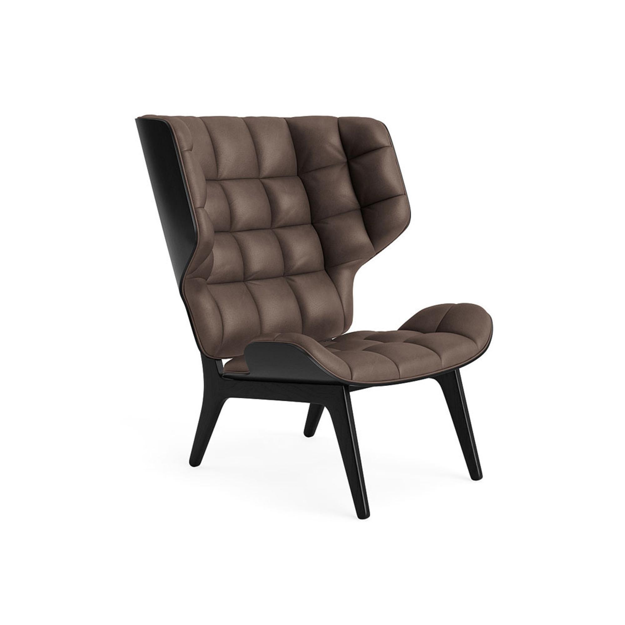 NORR11 Mammoth Armchair Black/ Dark Brown 21001