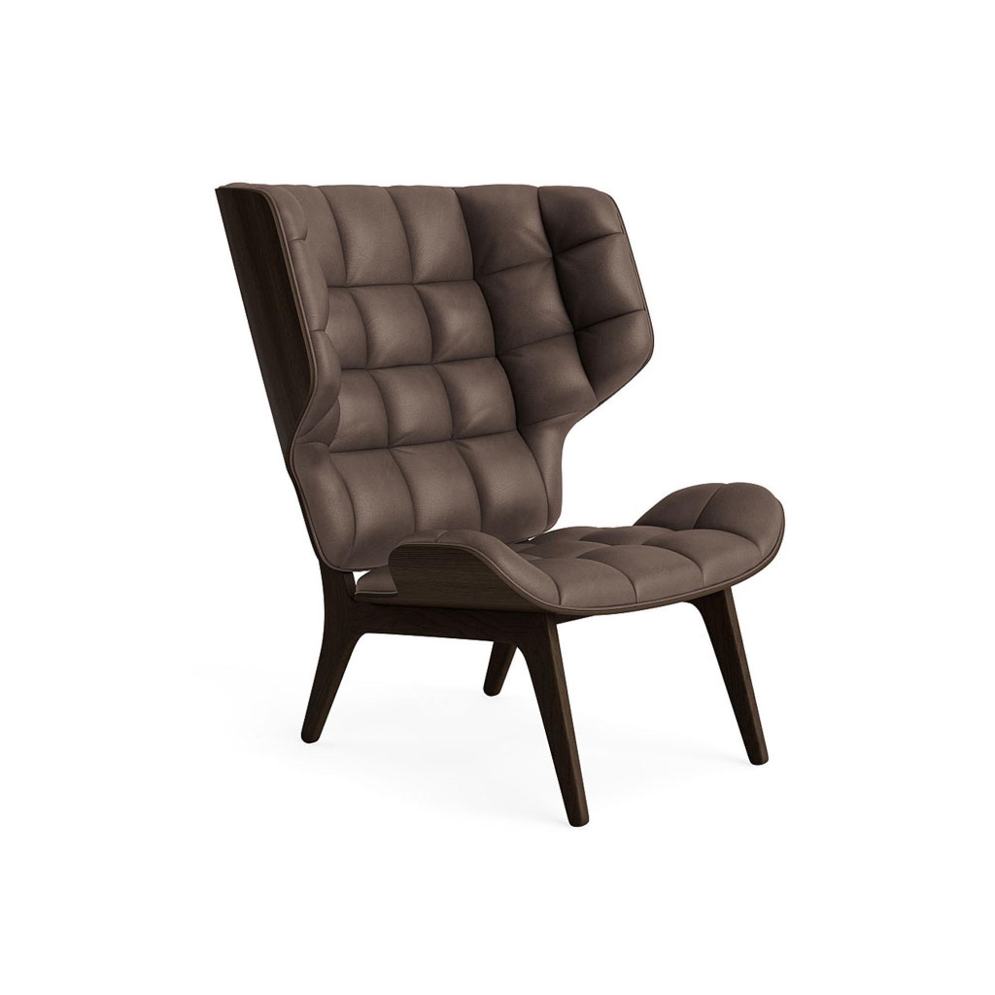 NORR11 Sillón Mammoth Roble Ahumado Oscuro/Marrón Oscuro 21001