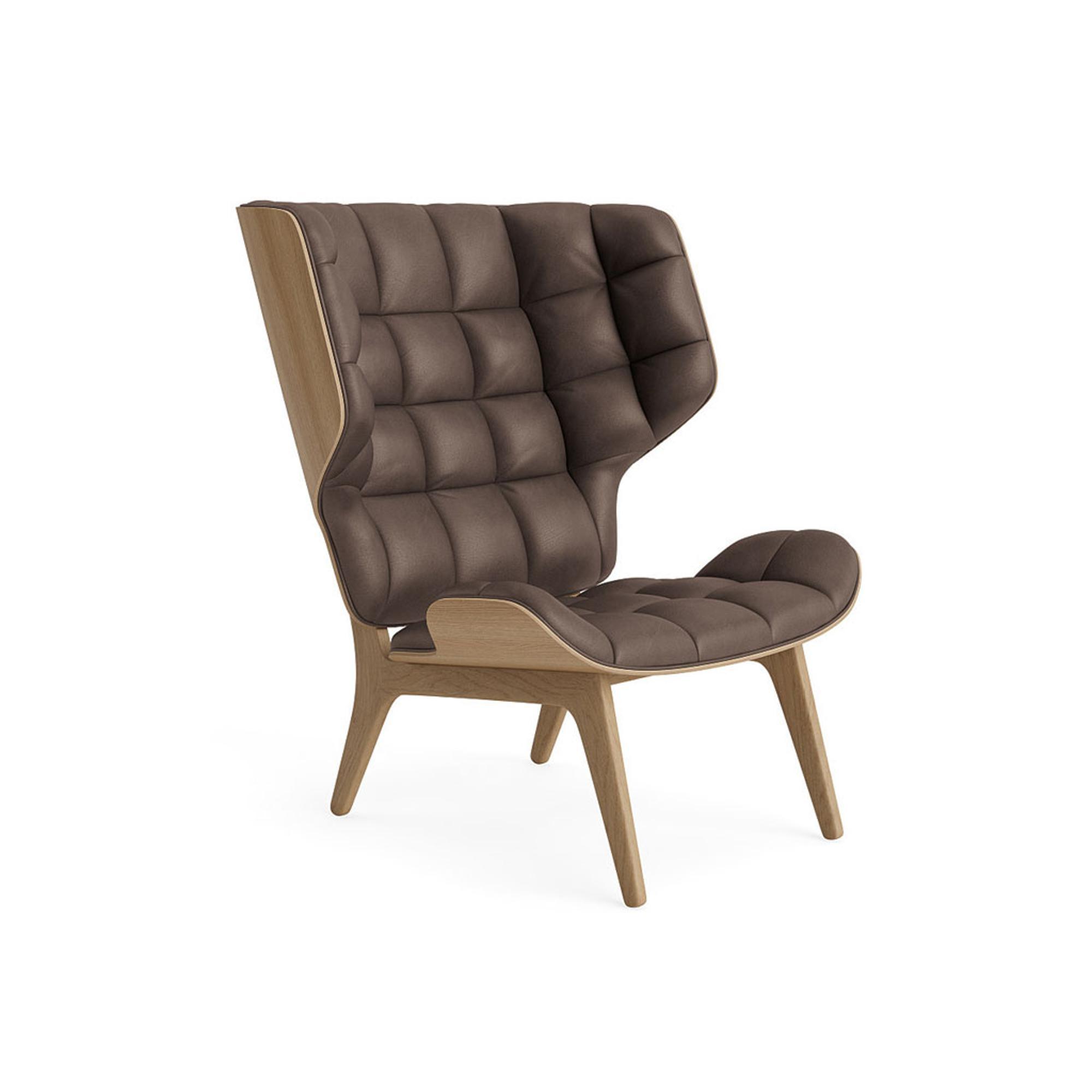 NORR11 Mammoth Armchair Oak/Dark Brown 21001