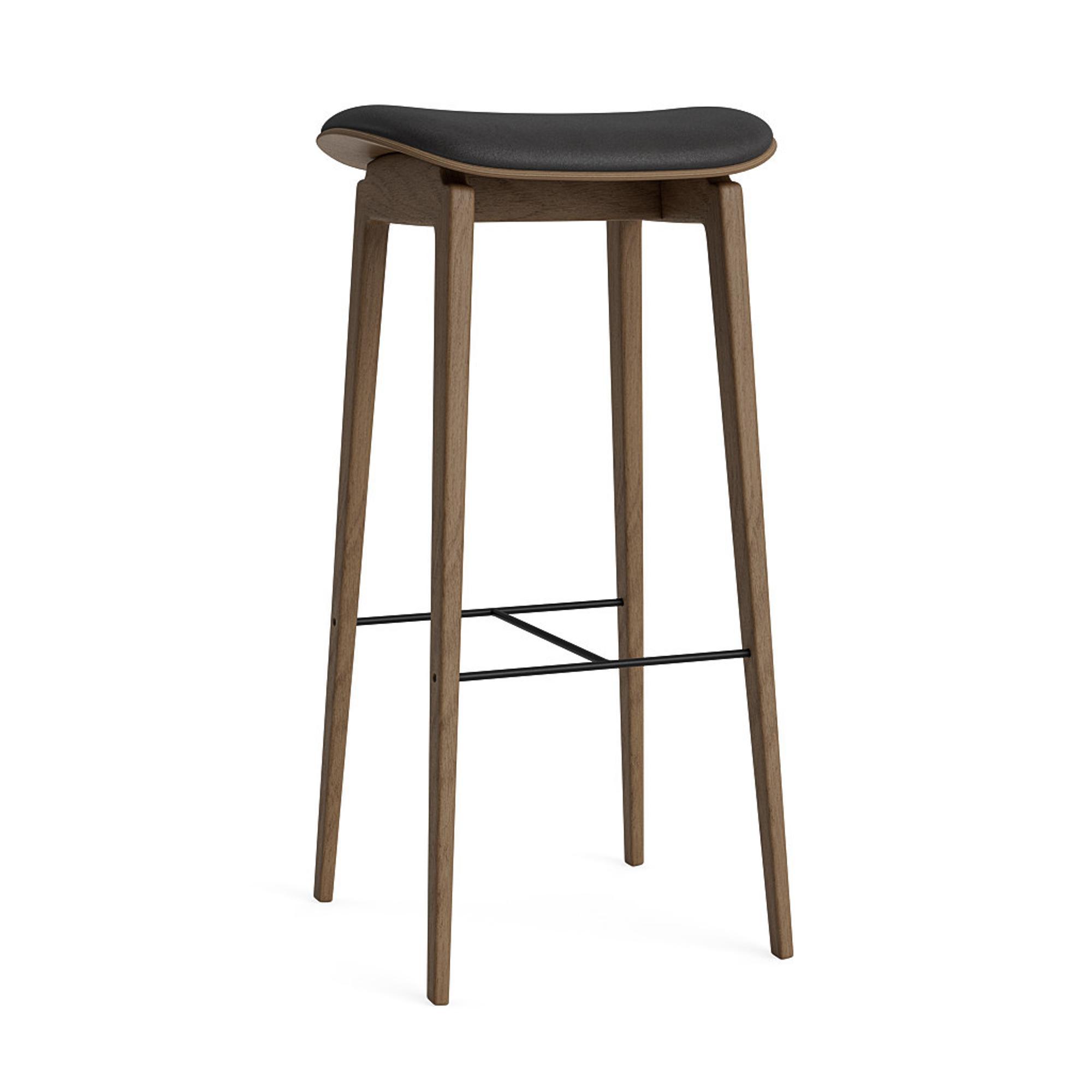 NORR11 NY11 Barstool H75 cm Light Smoked Oak/Black 41599